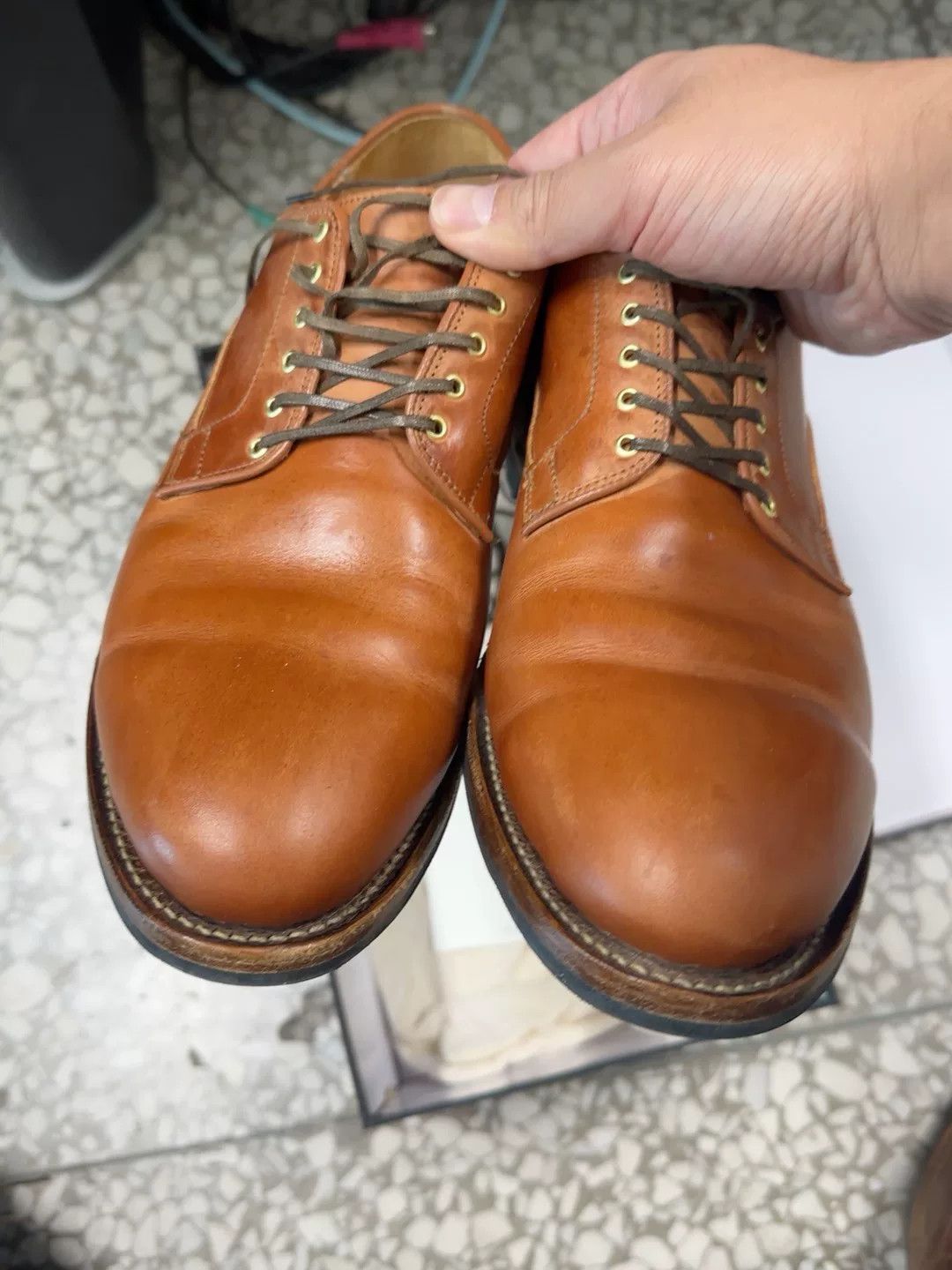 Viberg Viberg Calf Nubuck Derby Limited Size US 9.5 / EU 42-43 - 4 Thumbnail
