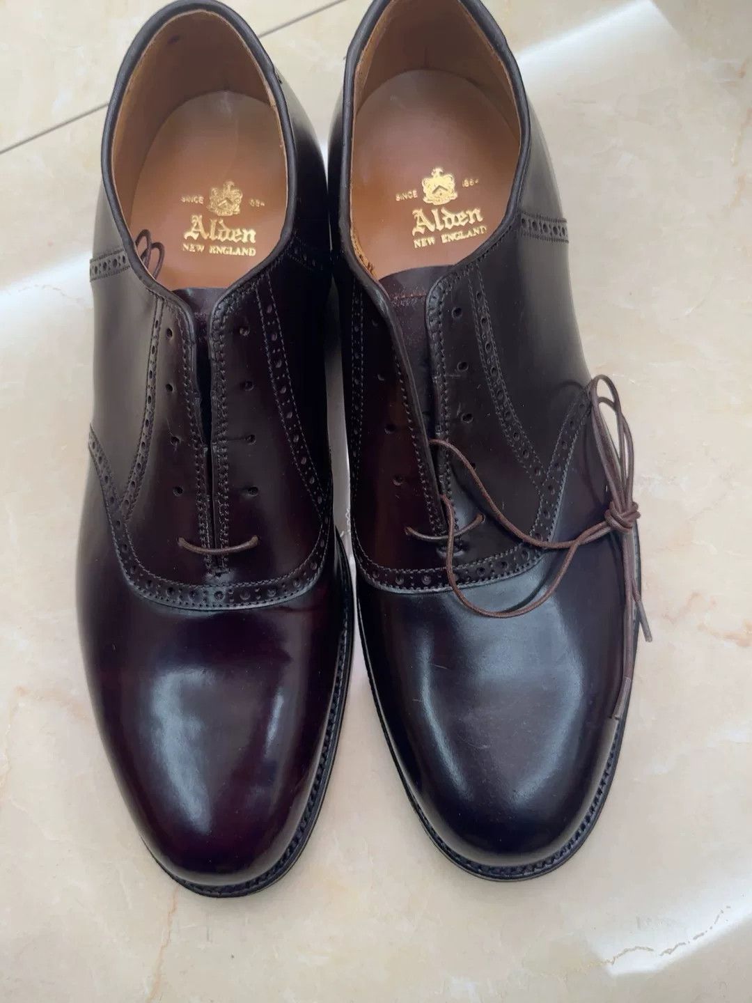 Alden Alden Model 994 Shell Cordovan Shoes Size US 10 / EU 43 - 2 Thumbnail