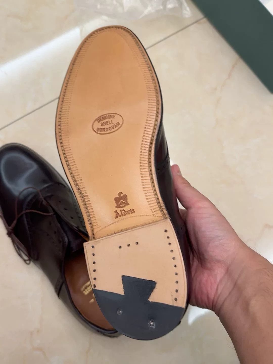 Alden Alden Model 994 Shell Cordovan Shoes Size US 10 / EU 43 - 8 Thumbnail