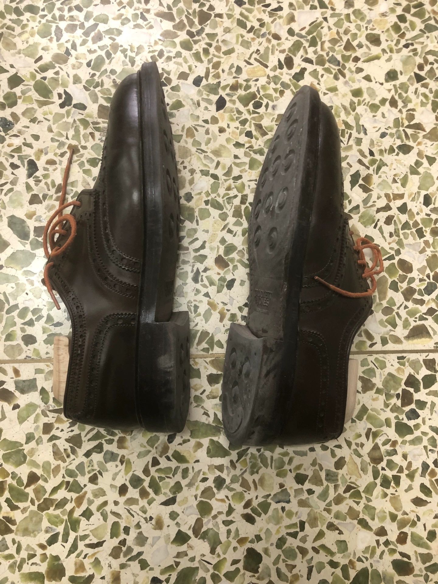 Crockett & Jones Crockett & Jones Short Wing Shell Cordovan Shoes Size US 11.5 / EU 44-45 - 4 Thumbnail