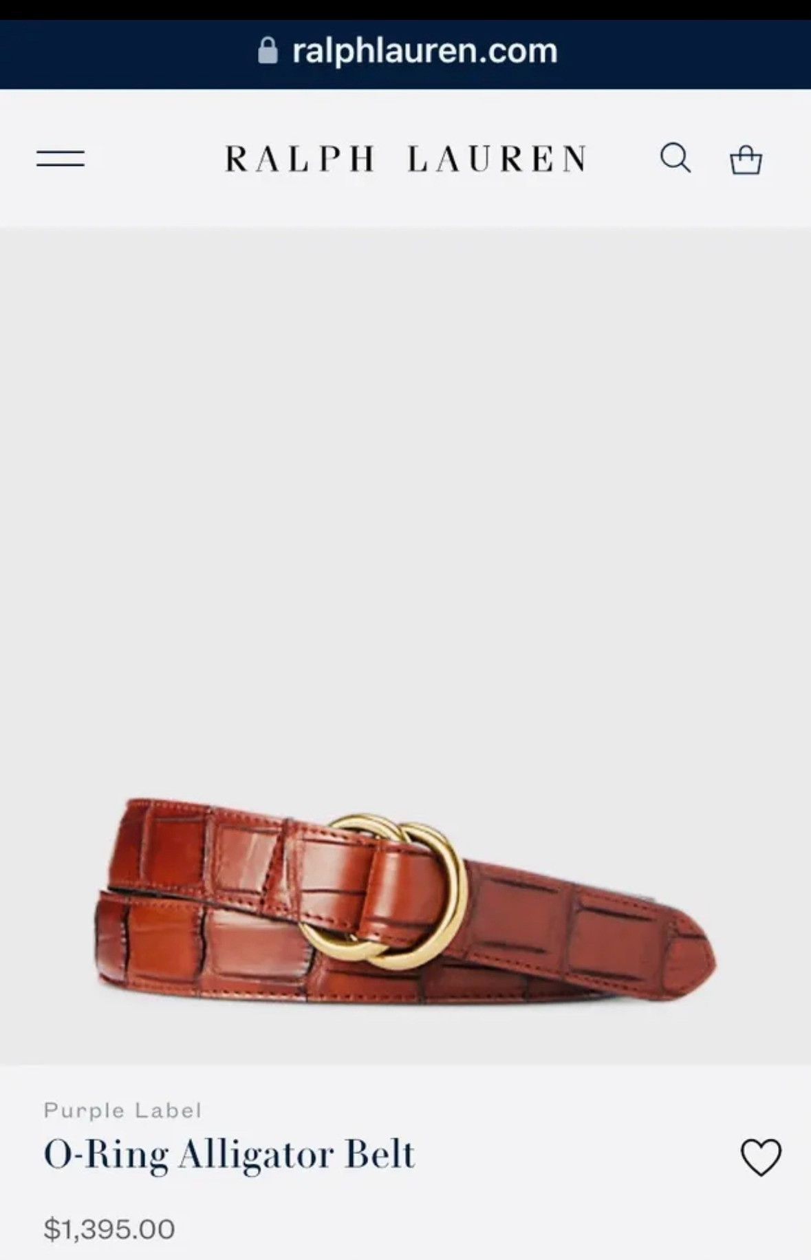 Ralph Lauren Purple Label Ralph Lauren Purple Label Alligator Belt Size ONE SIZE - 9 Thumbnail