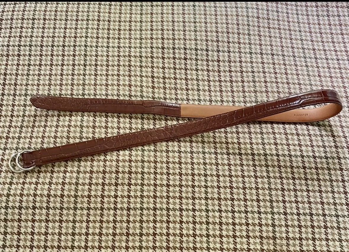 Ralph Lauren Purple Label Ralph Lauren Purple Label Alligator Belt Size ONE SIZE - 5 Thumbnail