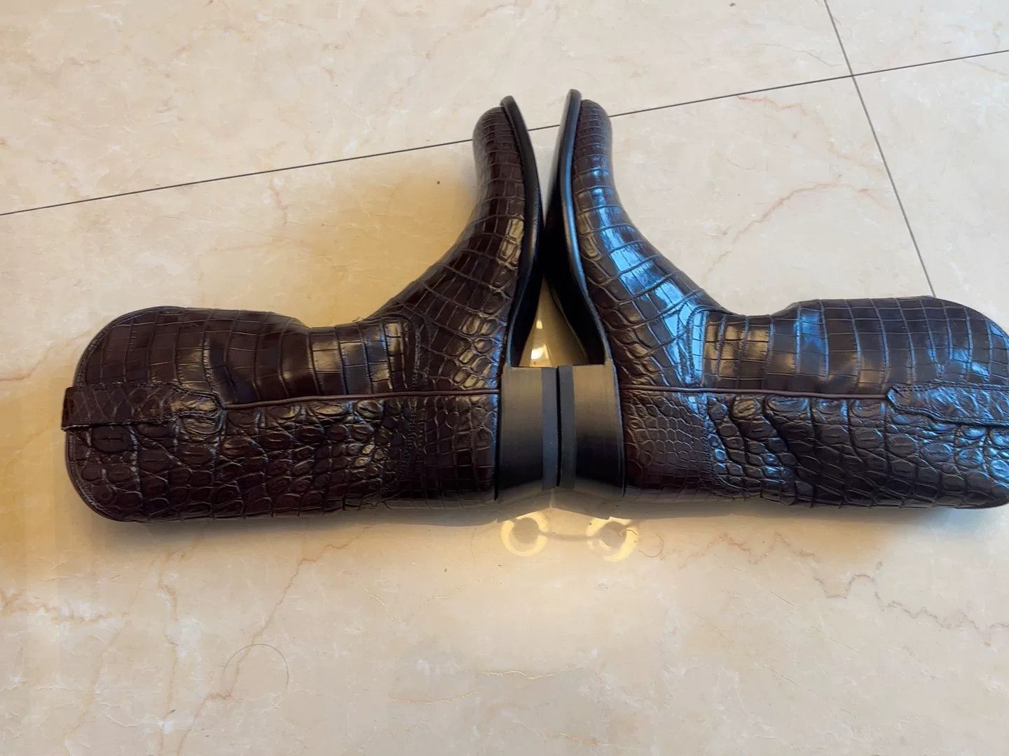 Tecovas TECovas The Marshall Crocodile Boots Size US 10 / EU 43 - 3 Thumbnail