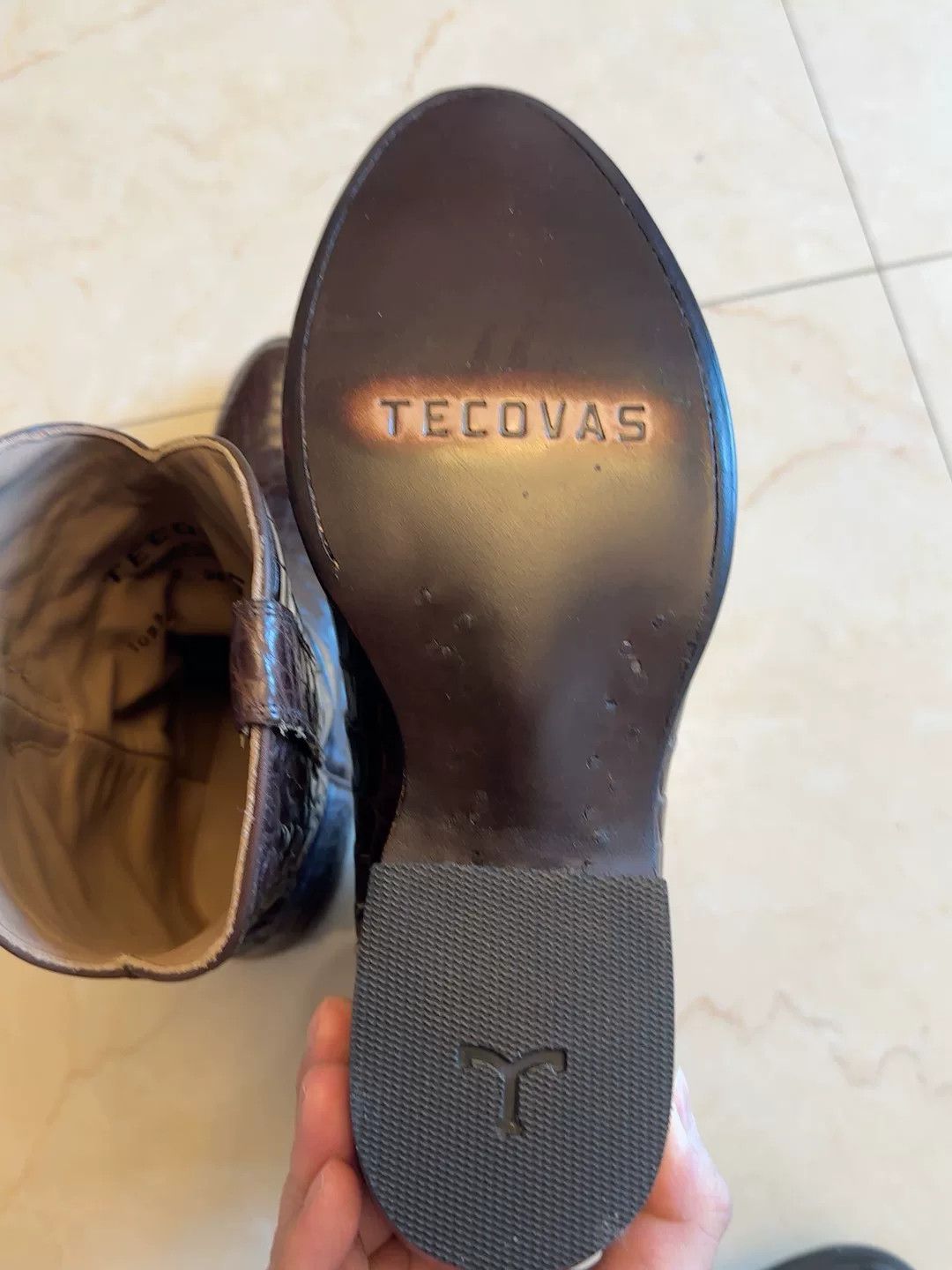 Tecovas TECovas The Marshall Crocodile Boots Size US 10 / EU 43 - 6 Thumbnail