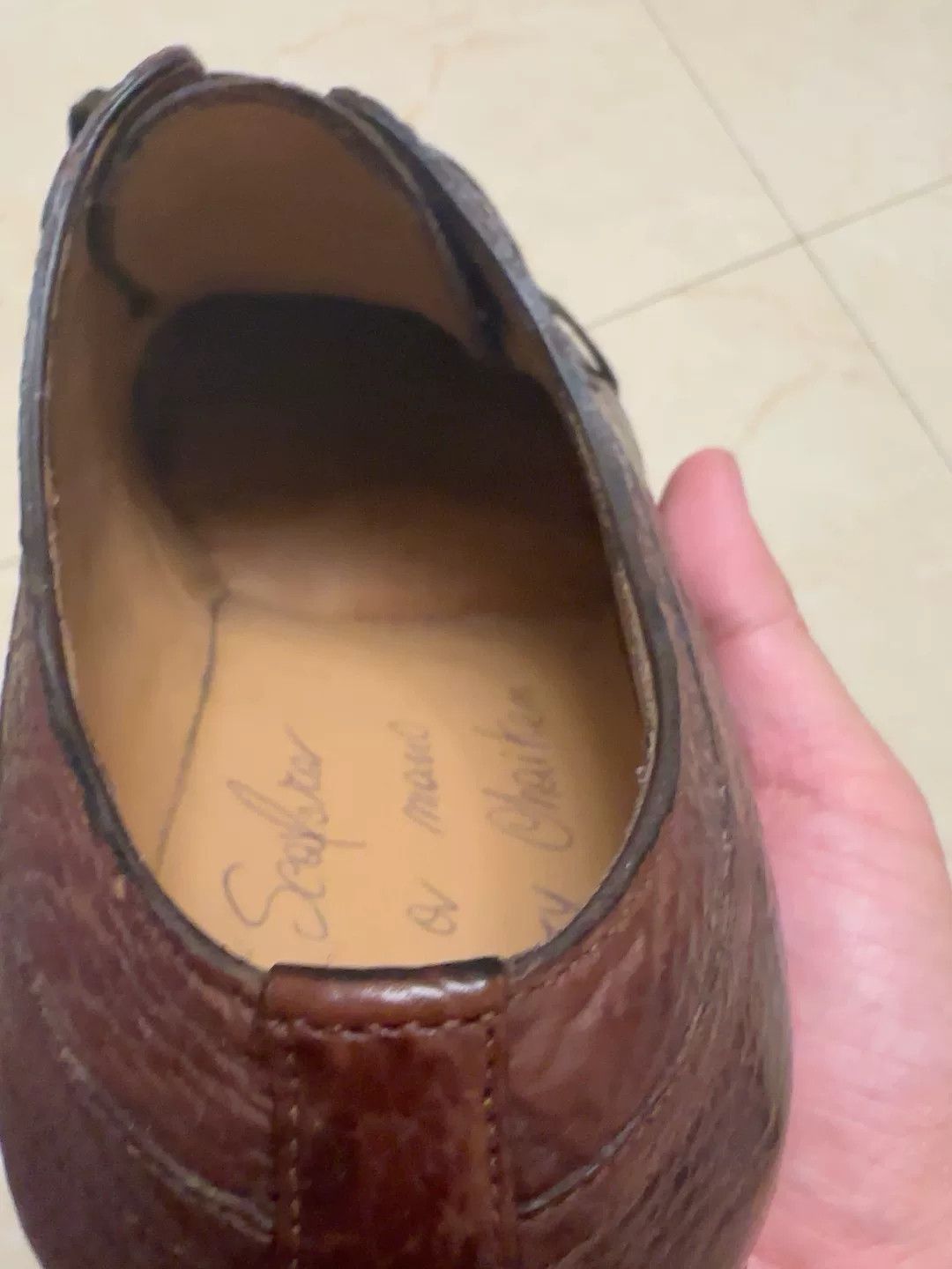 Other Paolo Scafora Handmade Leather Shoes Size US 9.5 / EU 42-43 - 6 Thumbnail