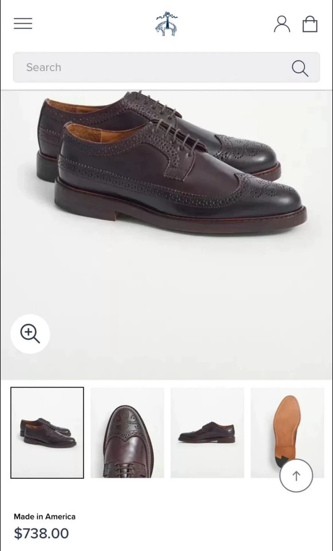 Rancourt & Co. Rancourt Long Wing Shell Cordovan Shoes Size US 10 / EU 43 - 7 Thumbnail