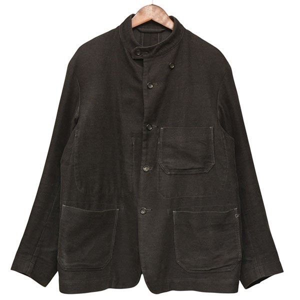 45rpm 45R Dark Gray Mole Skin Workwear Jacket Size US M / EU 48-50 / 2 - 6 Thumbnail