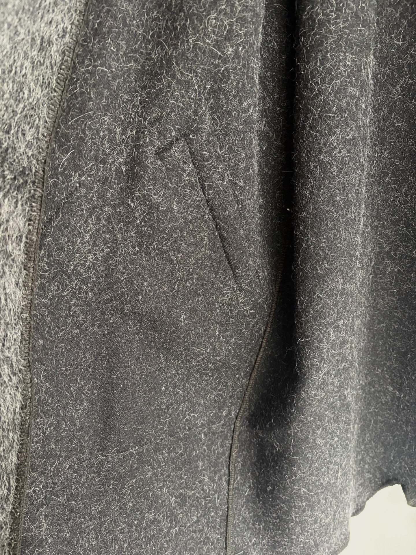 Paul Smith Paul Smith Black Gray Wool Fleece Hooded Coat Size US M / EU 48-50 / 2 - 6 Thumbnail