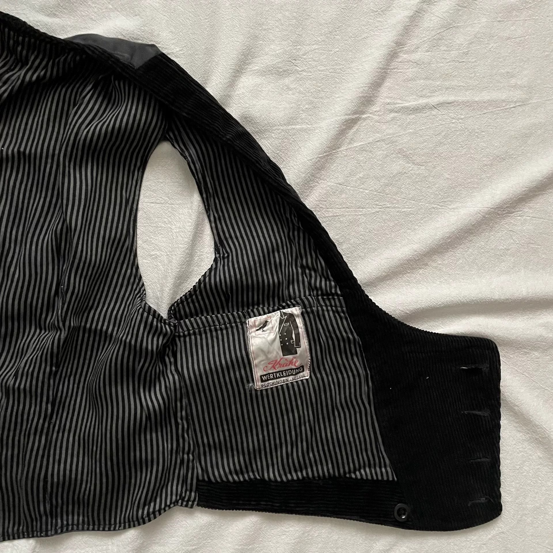 Vintage Vintage German Corduroy Double-Breasted Vest Size US M / EU 48-50 / 2 - 6 Thumbnail