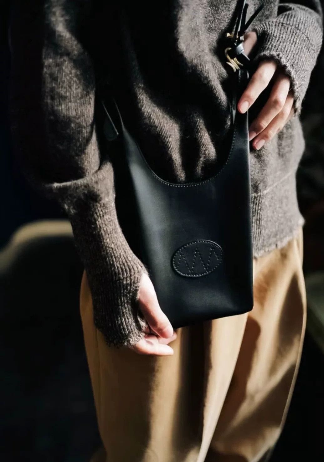 Niceness Niceness Horsehide Lowe-Petit Shoulder Bag Size ONE SIZE - 2 Thumbnail