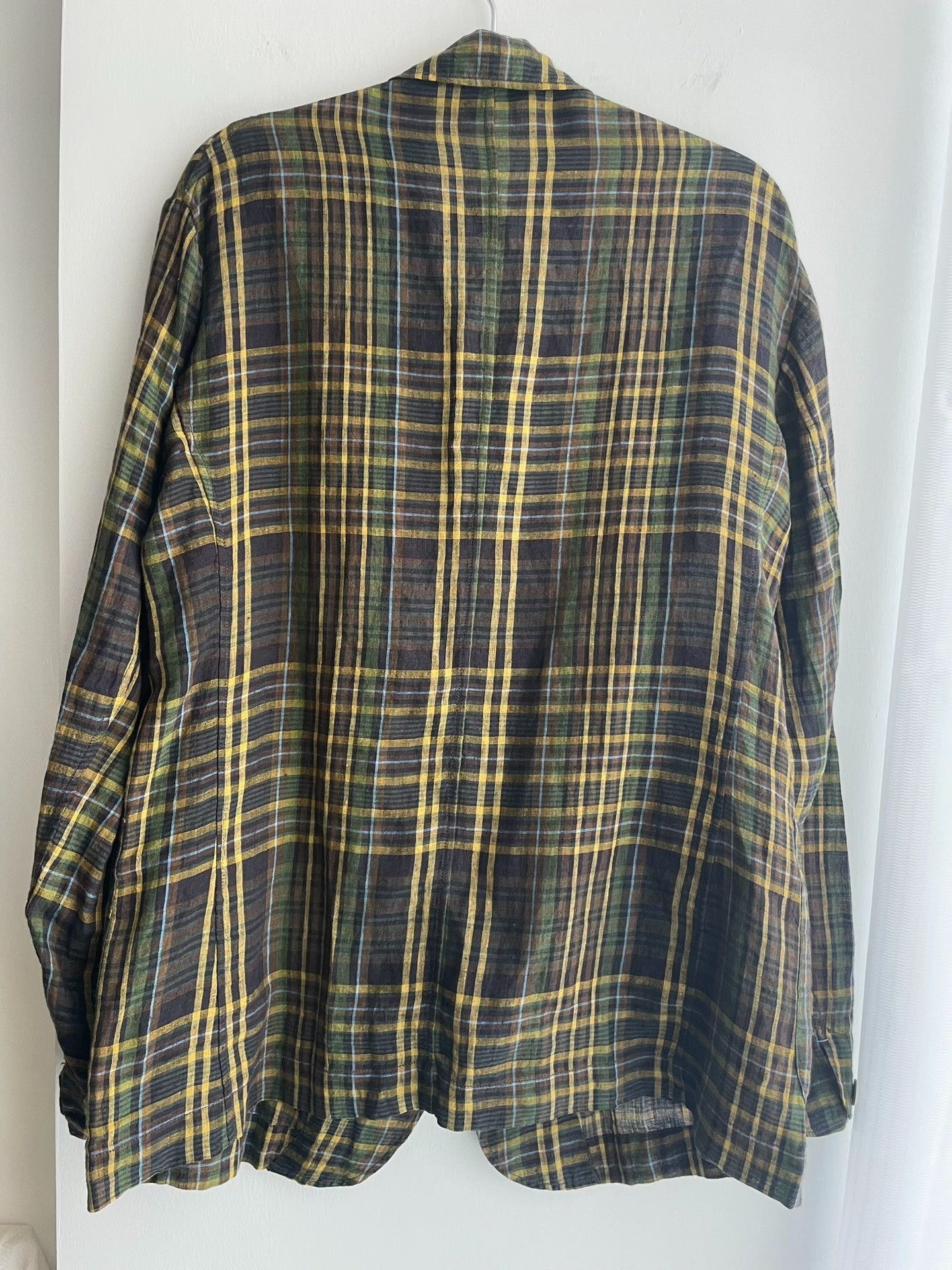 45rpm 45R Linen Madras Check Blazer Size US M / EU 48-50 / 2 - 7 Thumbnail