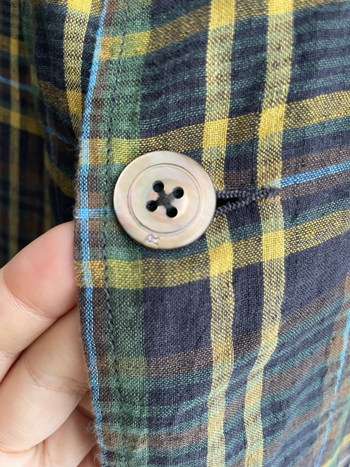 45rpm 45R Linen Madras Check Blazer Size US M / EU 48-50 / 2 - 6 Thumbnail