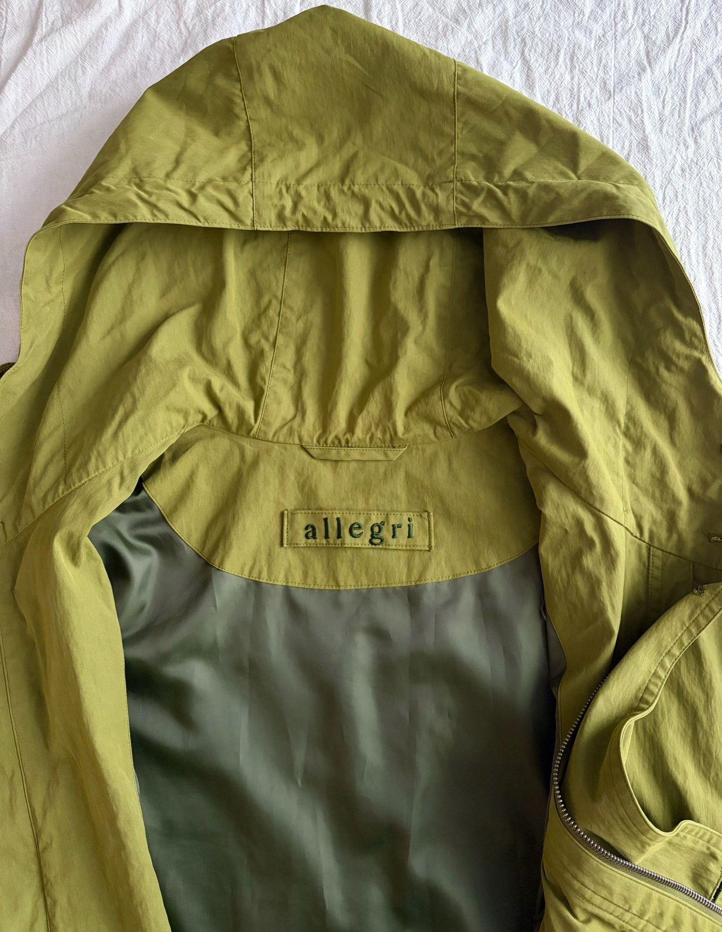 Allegri Allegri Avocado Green Hooded Parka Coat Size US M / EU 48-50 / 2 - 3 Thumbnail