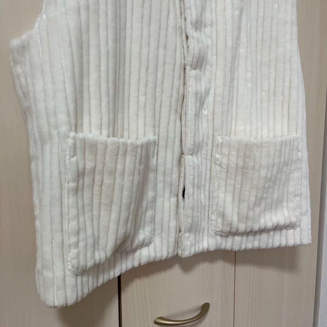 Other Matsufuji White Thick Corduroy Vest Size US M / EU 48-50 / 2 - 8 Thumbnail