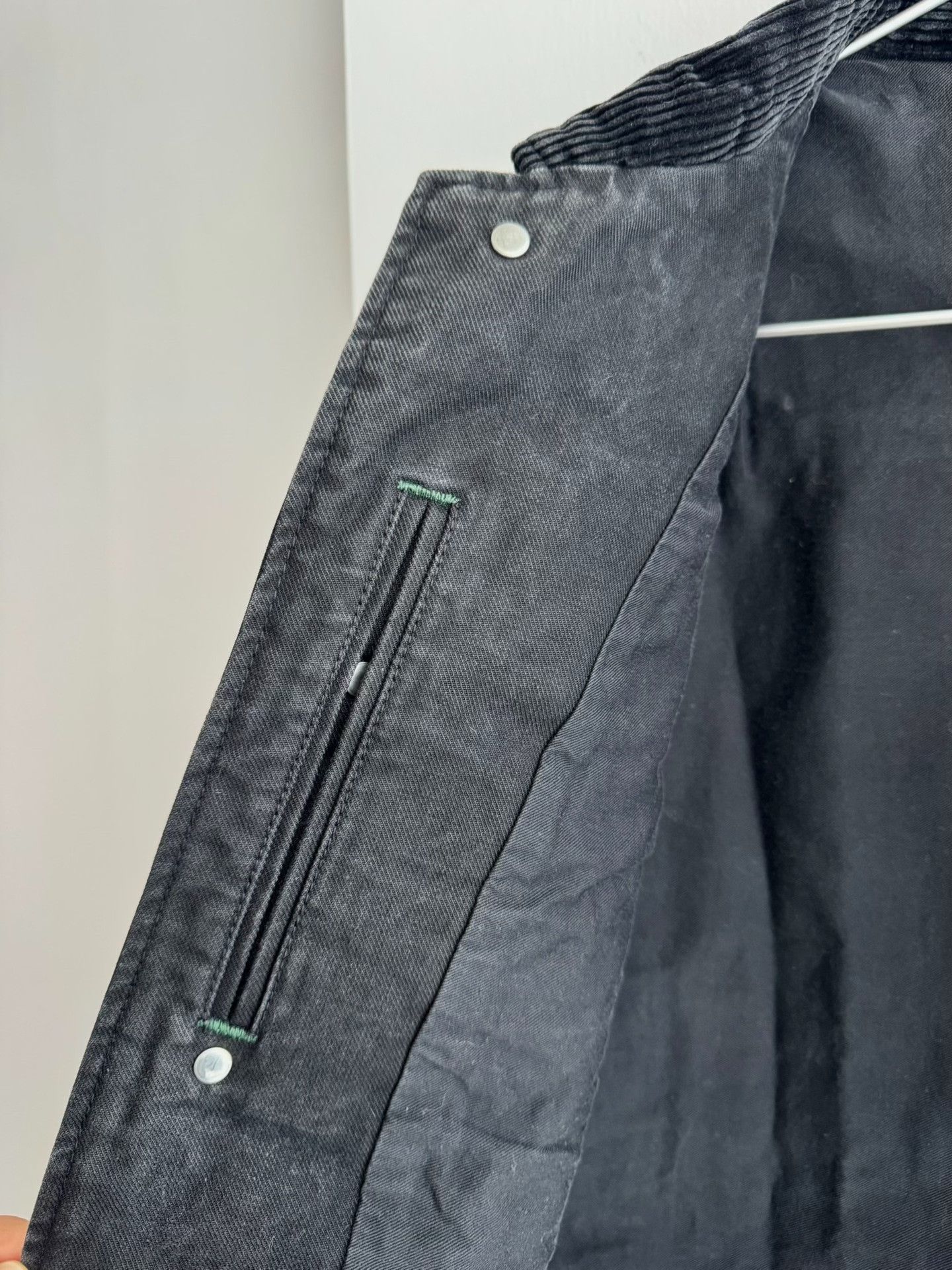 Paul Smith Paul Smith Washed Black Gray Corduroy Collar Jacket Size US M / EU 48-50 / 2 - 8 Thumbnail