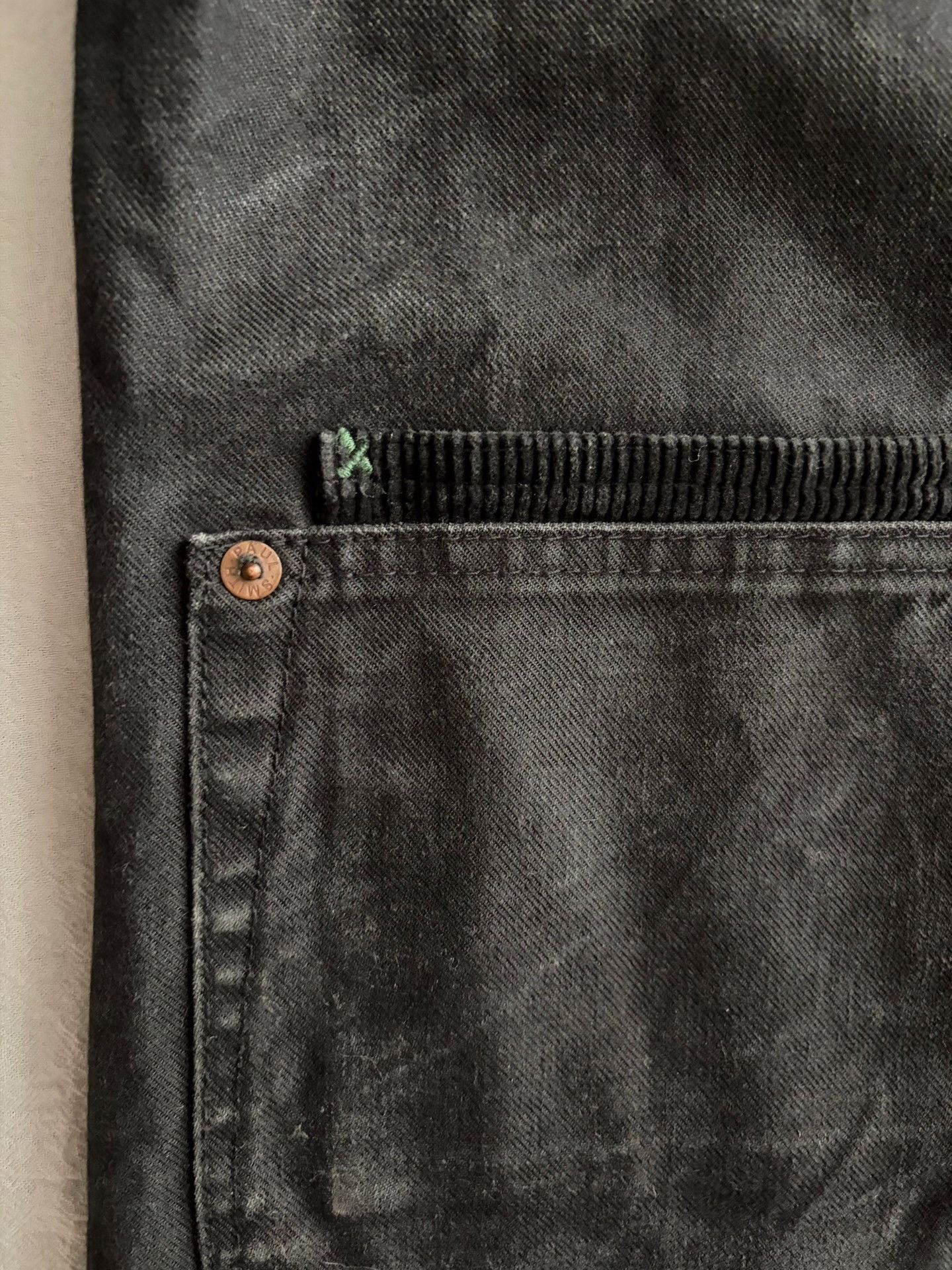 Paul Smith Paul Smith Washed Black Gray Corduroy Collar Jacket Size US M / EU 48-50 / 2 - 4 Thumbnail