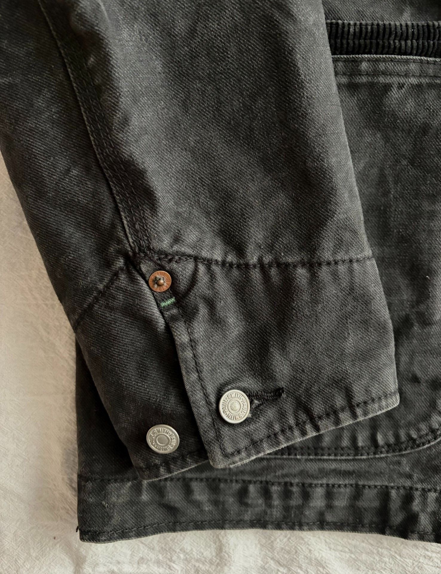 Paul Smith Paul Smith Washed Black Gray Corduroy Collar Jacket Size US M / EU 48-50 / 2 - 5 Thumbnail