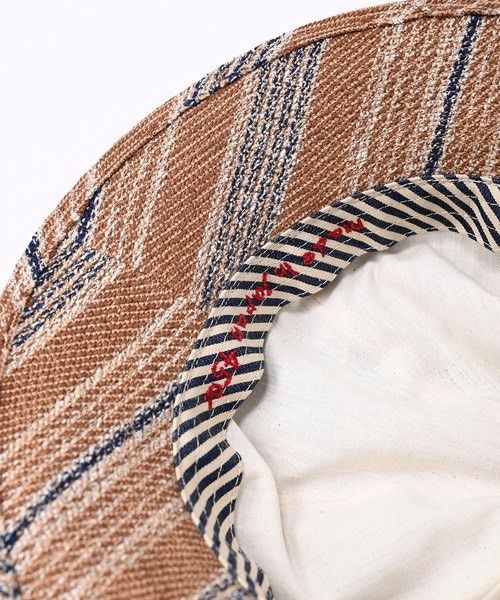 45rpm 45r Cotton Linen Stripe Dome Hat Size ONE SIZE - 3 Thumbnail
