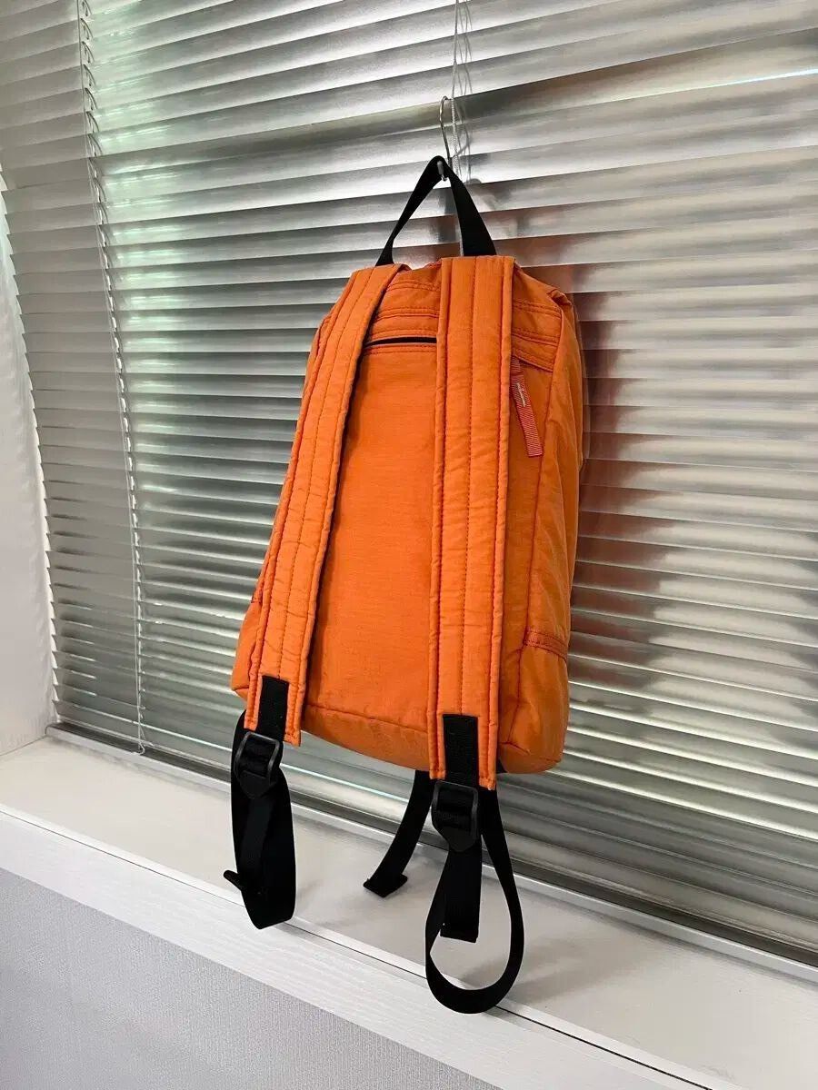 Porter Porter Orange Nylon Reflective Backpack Size ONE SIZE - 5 Thumbnail