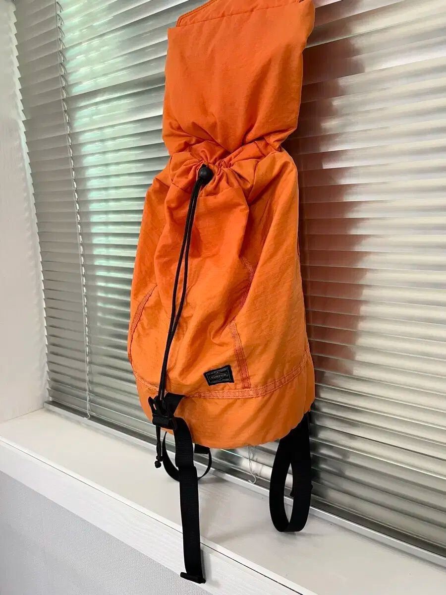 Porter Porter Orange Nylon Reflective Backpack Size ONE SIZE - 4 Thumbnail