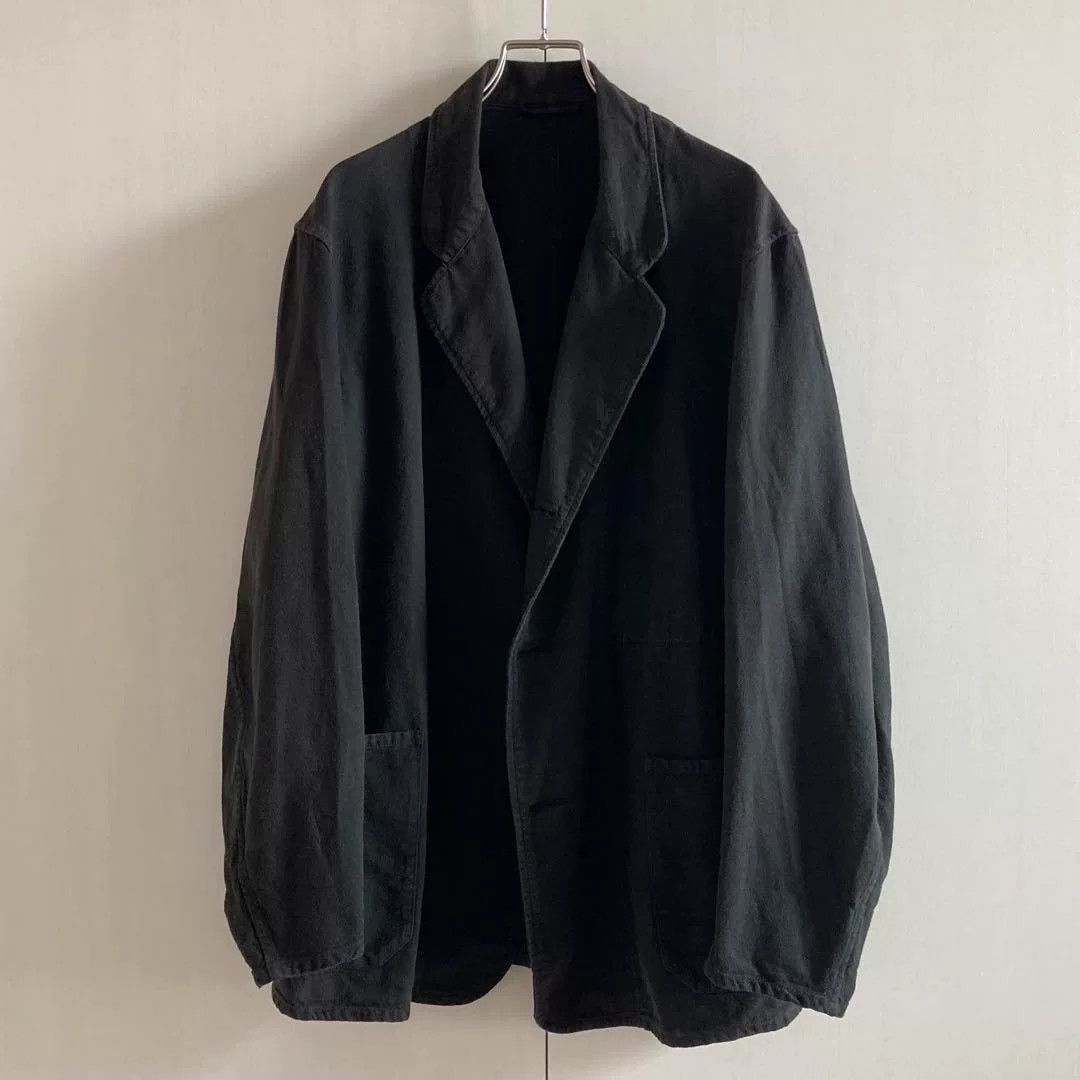 Comoli Comoli Washed Black Gray Utility Jacket Size US M / EU 48-50 / 2 - 3 Thumbnail