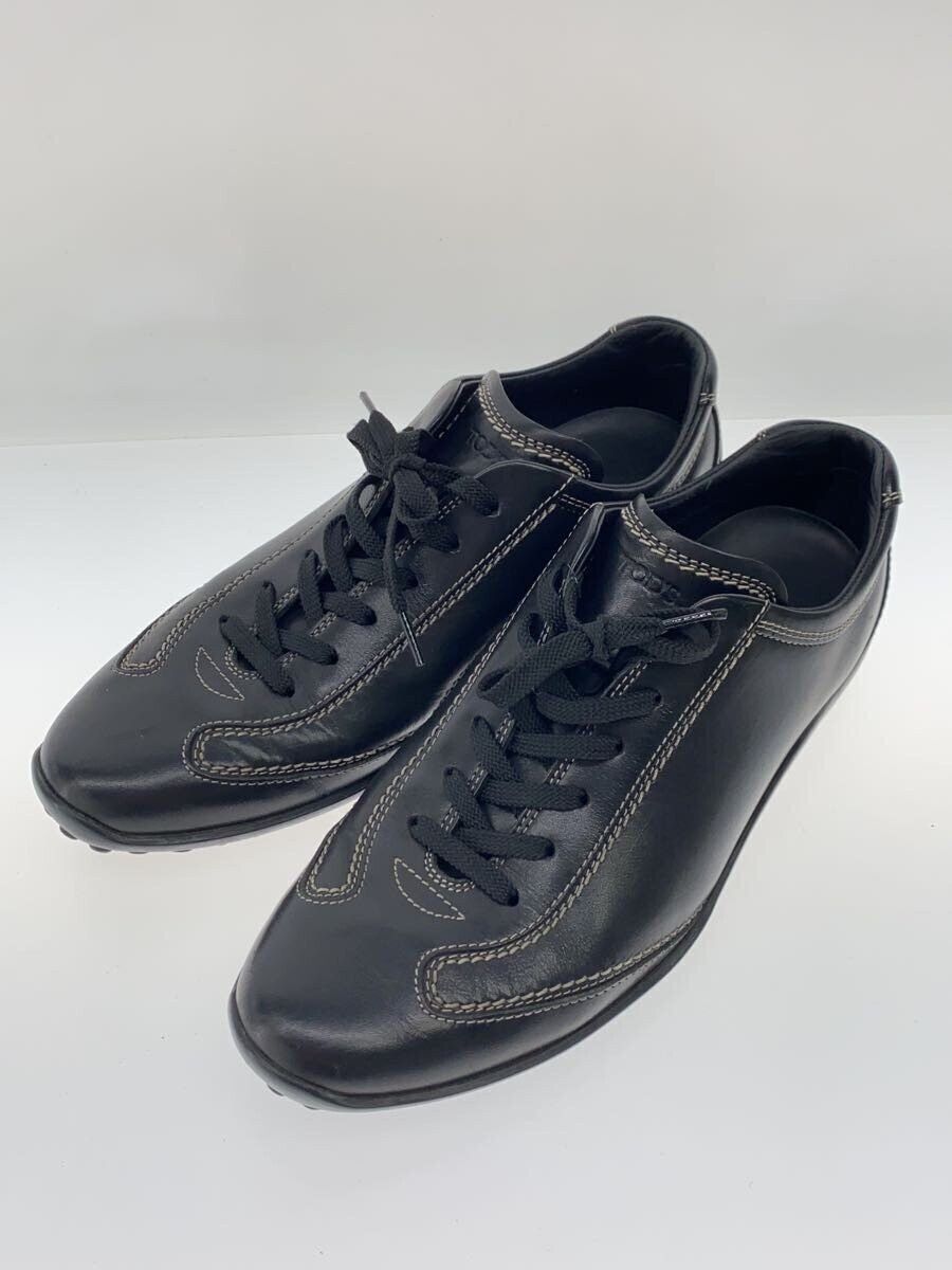 Tod's Vintage Tod's Black Leather Sneakers Size US 7 / IT 37 - 2 Thumbnail