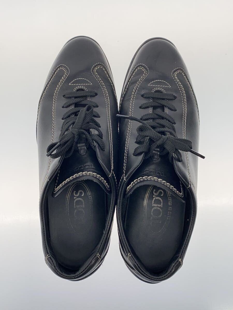 Tod's Vintage Tod's Black Leather Sneakers Size US 7 / IT 37 - 3 Thumbnail