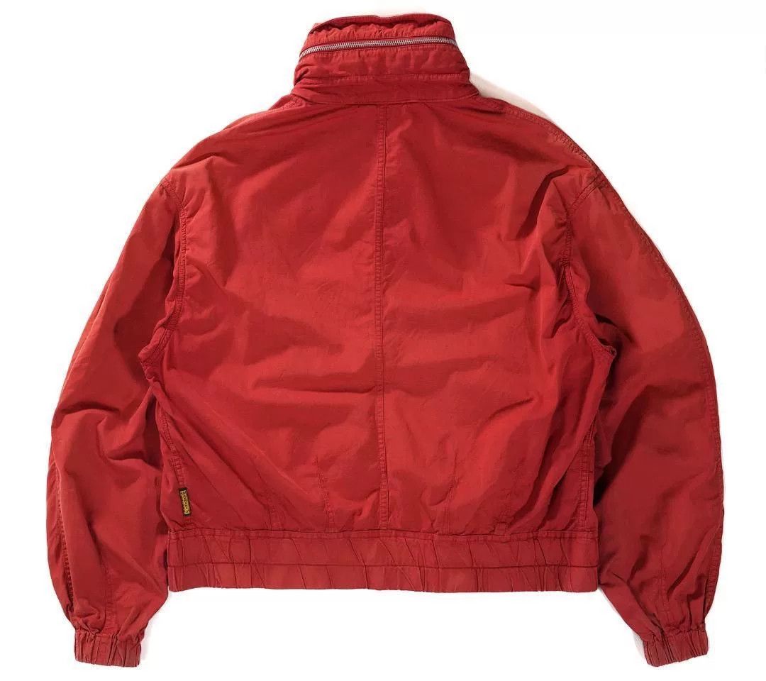 Armani 90s Armani Jeans Red Flight Jacket Size US M / EU 48-50 / 2 - 2 Thumbnail