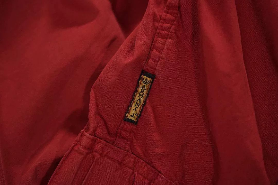 Armani 90s Armani Jeans Red Flight Jacket Size US M / EU 48-50 / 2 - 4 Thumbnail