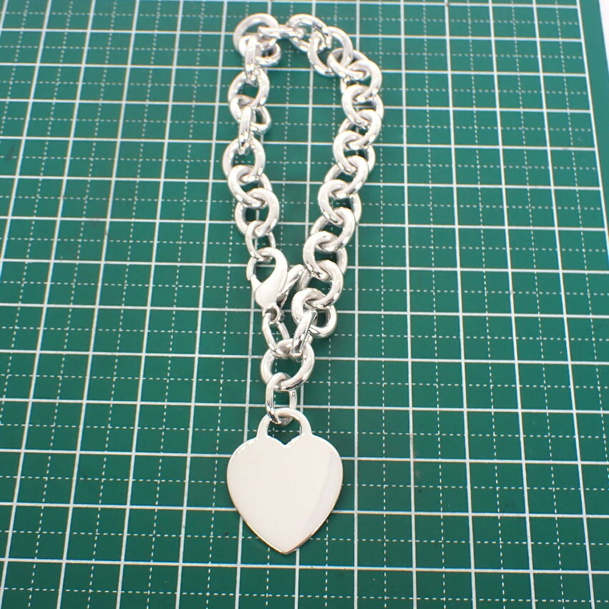 Tiffany & Co. TIFFANY 925 Heart Tag Bracelet Size ONE SIZE - 10 Thumbnail