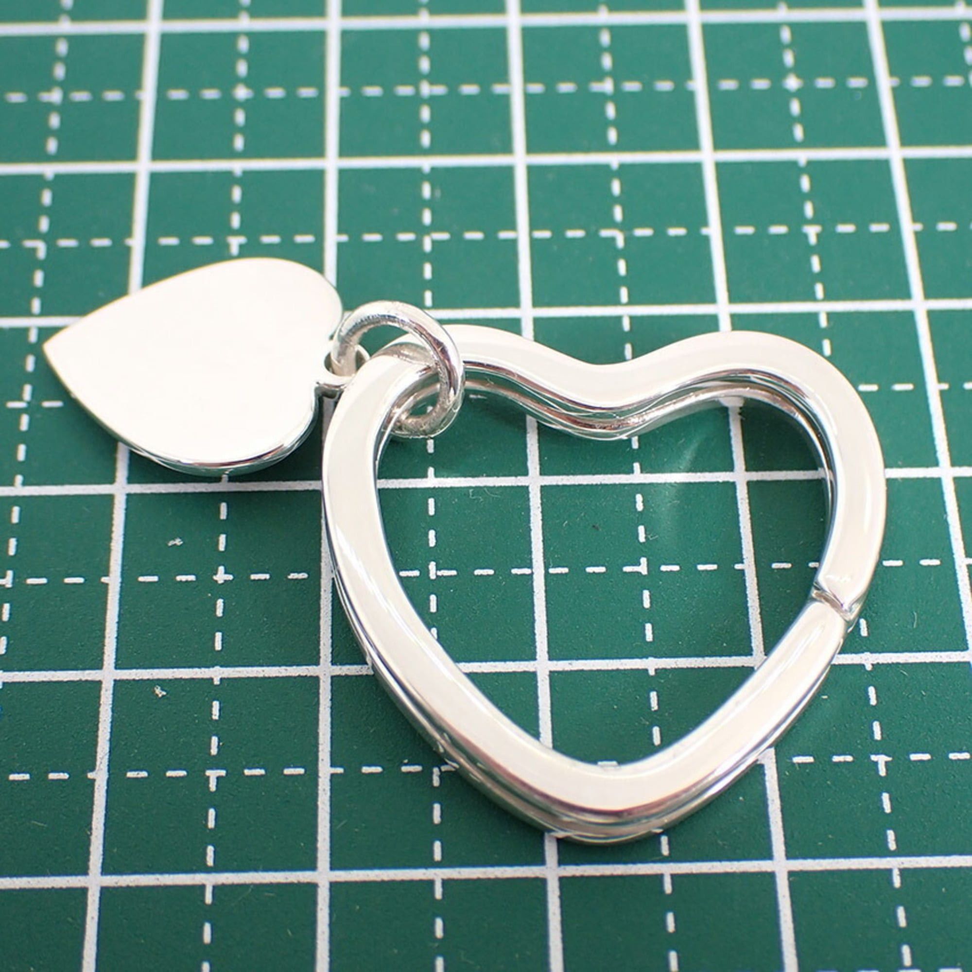 Tiffany & Co. TIFFANY 925 Heart Tag Key Ring Size ONE SIZE - 7 Thumbnail