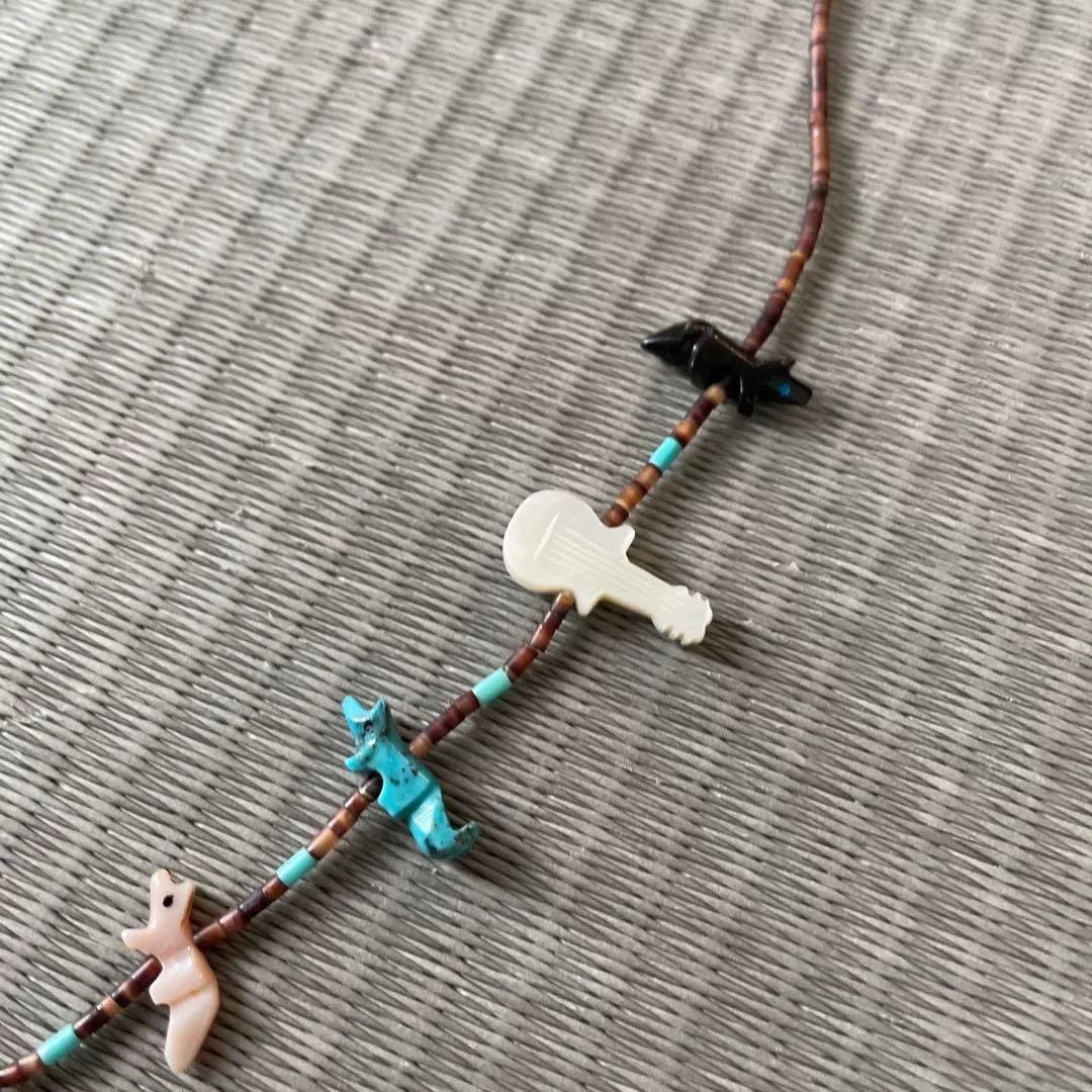 Vintage Vintage Zuni Animal Fetish Necklace Size ONE SIZE - 4 Thumbnail