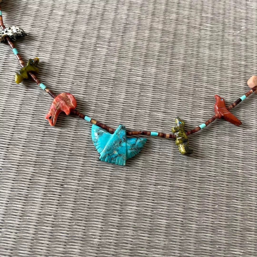 Vintage Vintage Zuni Animal Fetish Necklace Size ONE SIZE - 2 Thumbnail