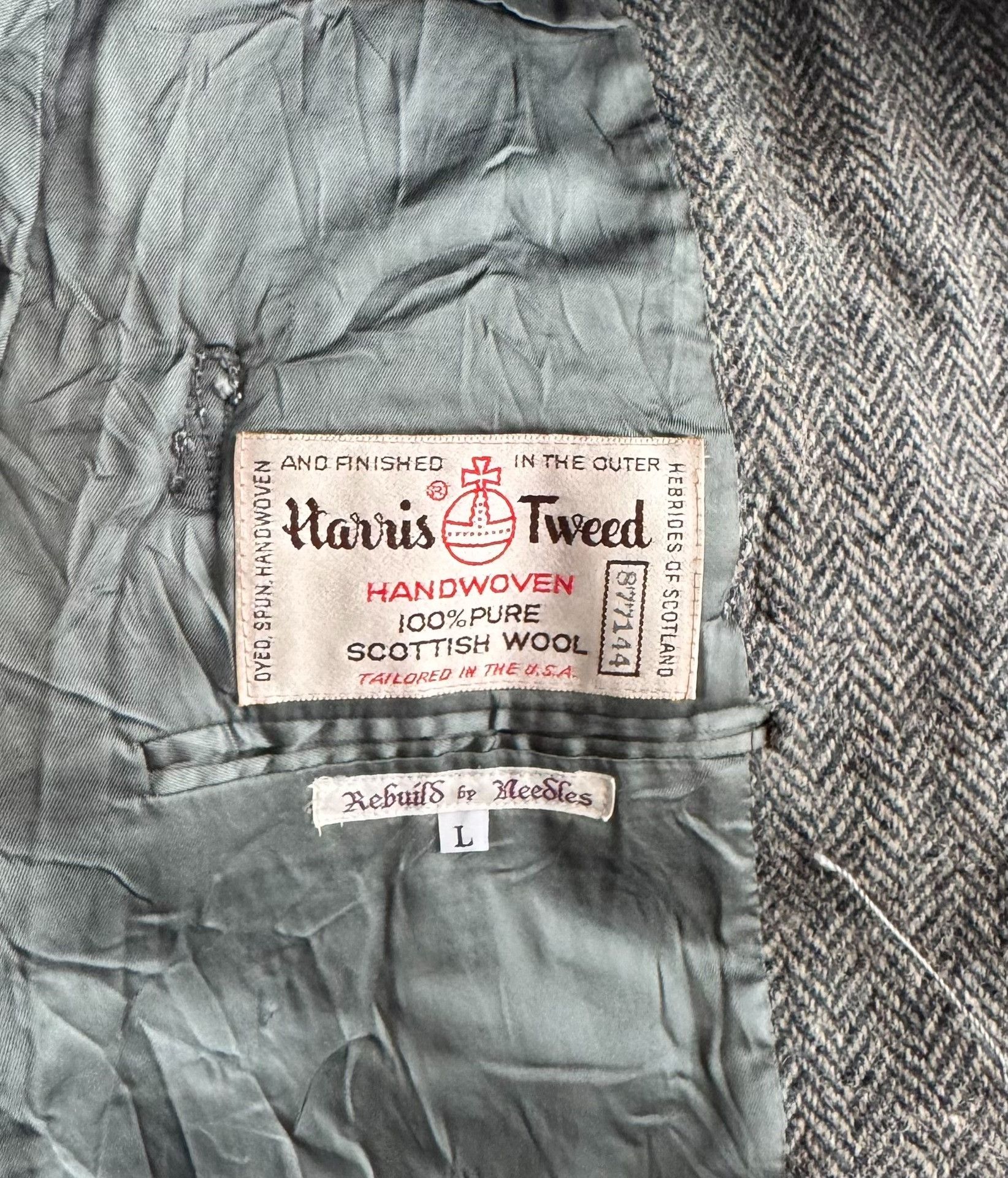 Needles Needles Harris Tweed Remake Suit Jacket Size US M / EU 48-50 / 2 - 7 Thumbnail