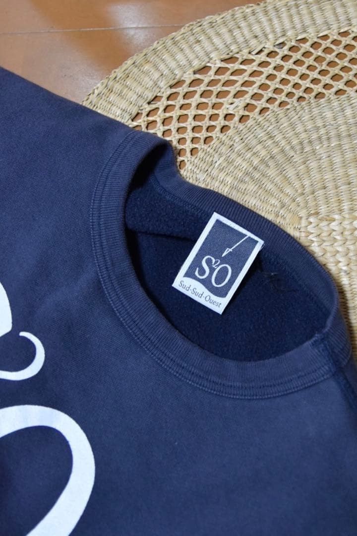 South2 West8 sud sud ouest Navy Old Money Crewneck Sweatshirt Size US M / EU 48-50 / 2 - 5 Thumbnail