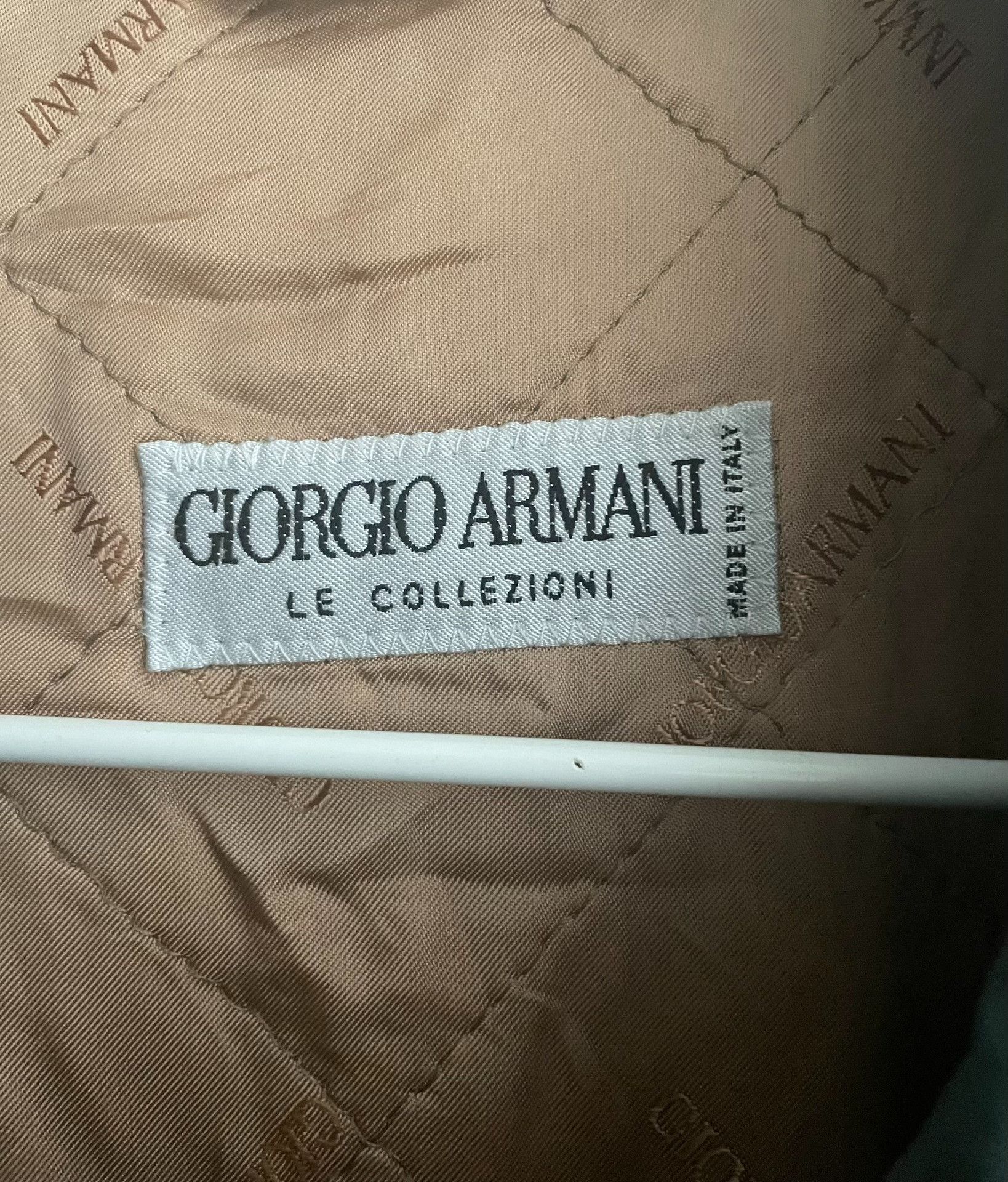 Giorgio Armani 80s Giorgio Armani Gray Padded Trench Coat Size US M / EU 48-50 / 2 - 5 Thumbnail