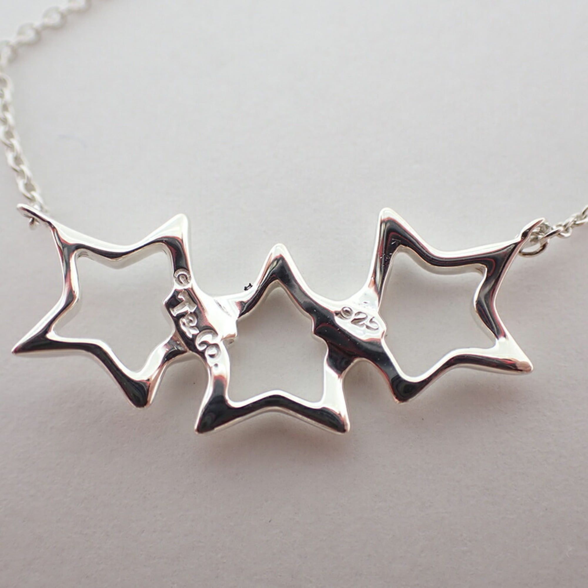 Tiffany & Co. TIFFANY 925 Triple Star Necklace Size ONE SIZE - 7 Thumbnail
