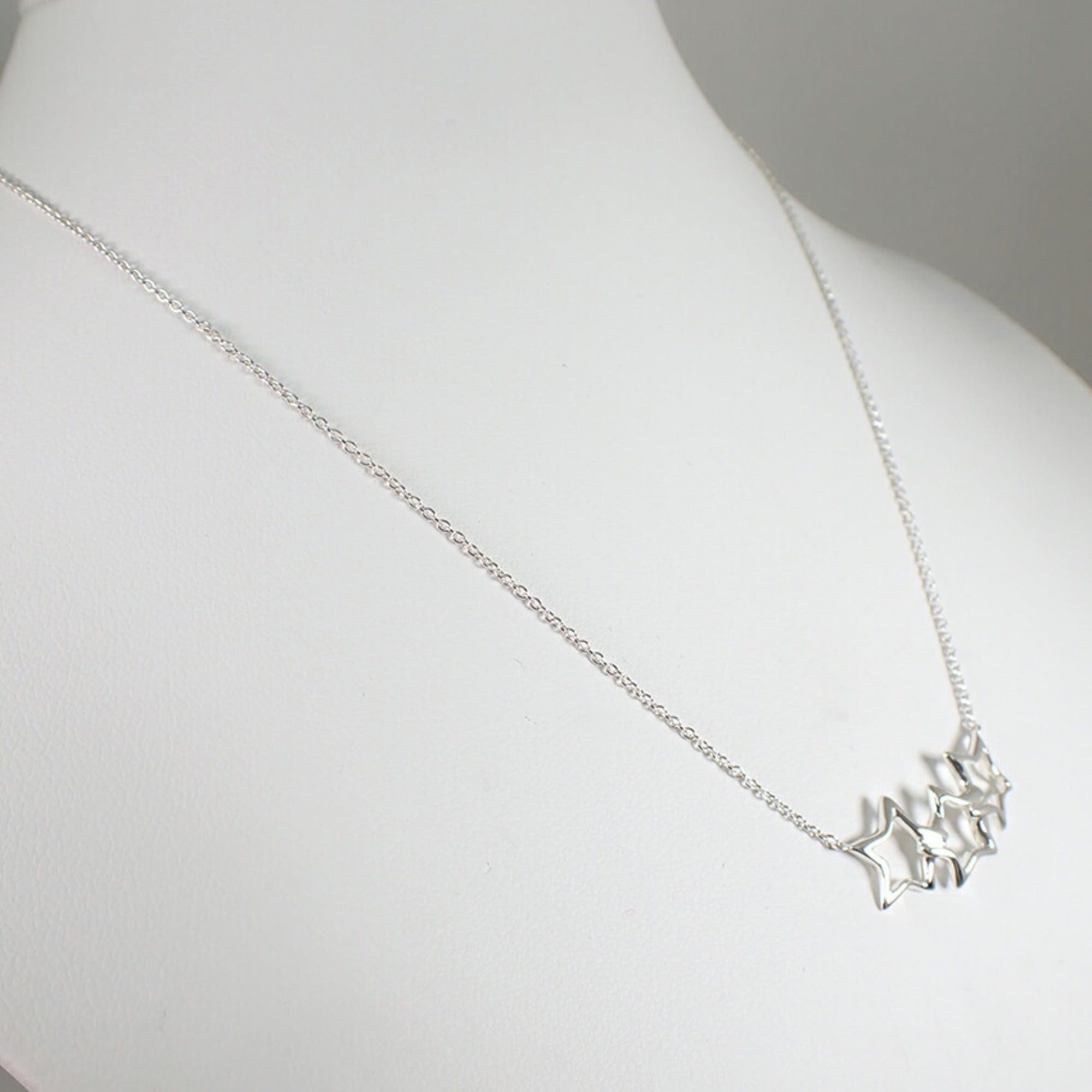 Tiffany & Co. TIFFANY 925 Triple Star Necklace Size ONE SIZE - 4 Thumbnail
