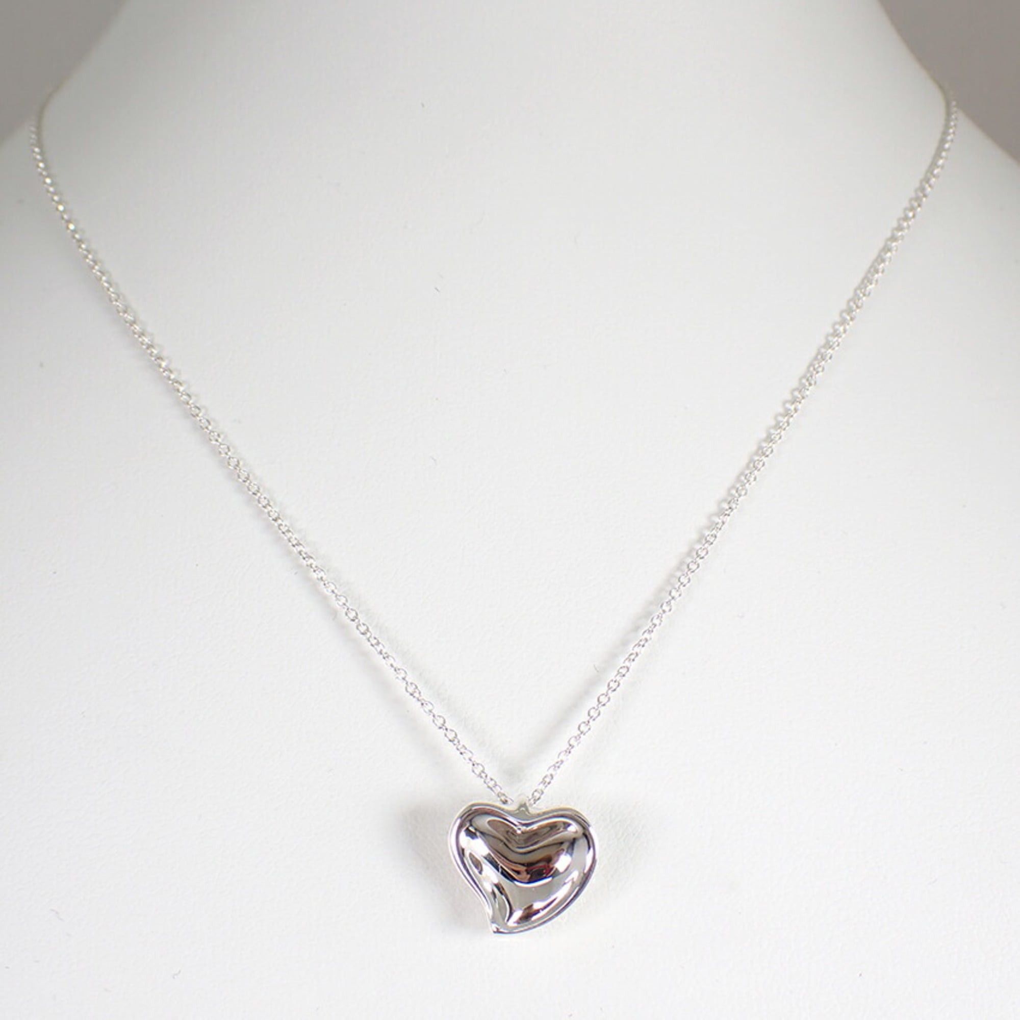 Tiffany & Co. TIFFANY 925 Full Heart Pendant Necklace Size ONE SIZE - 3 Thumbnail