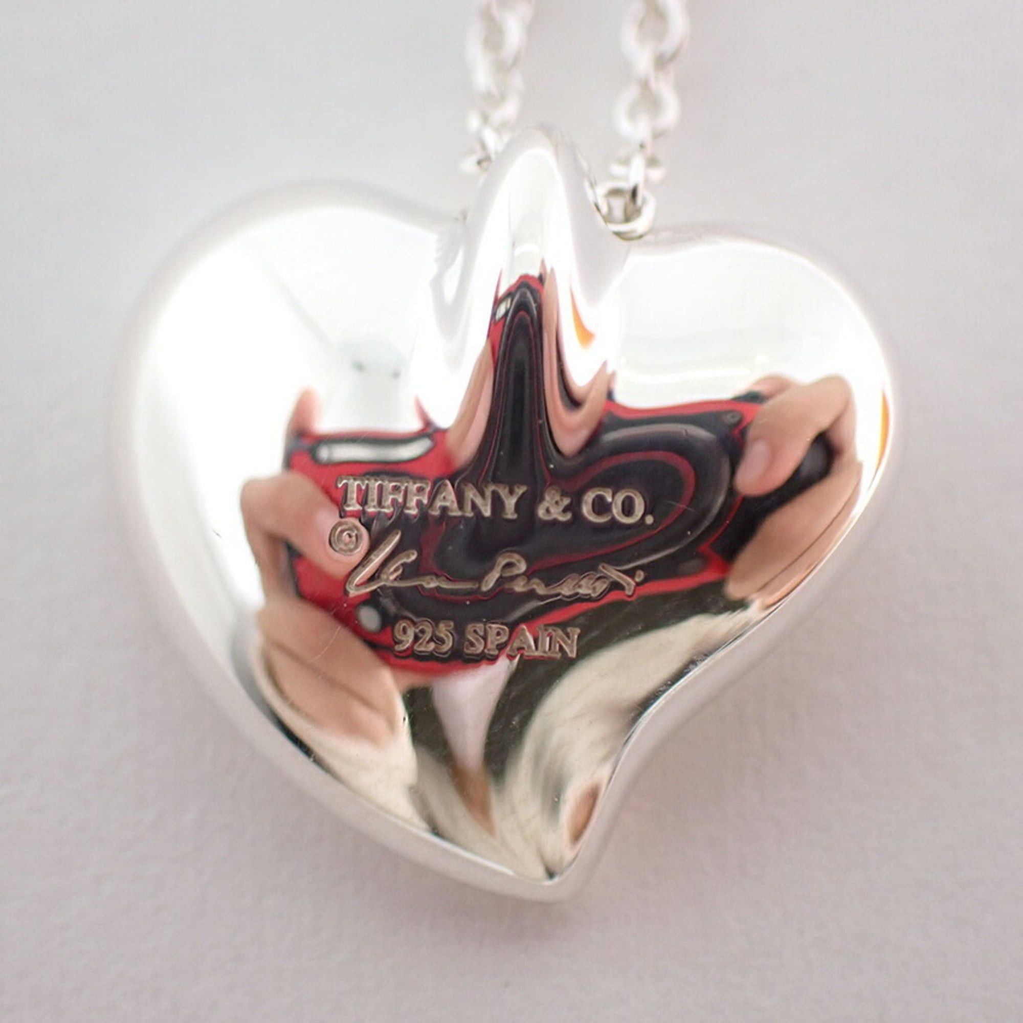 Tiffany & Co. TIFFANY 925 Full Heart Pendant Necklace Size ONE SIZE - 8 Thumbnail
