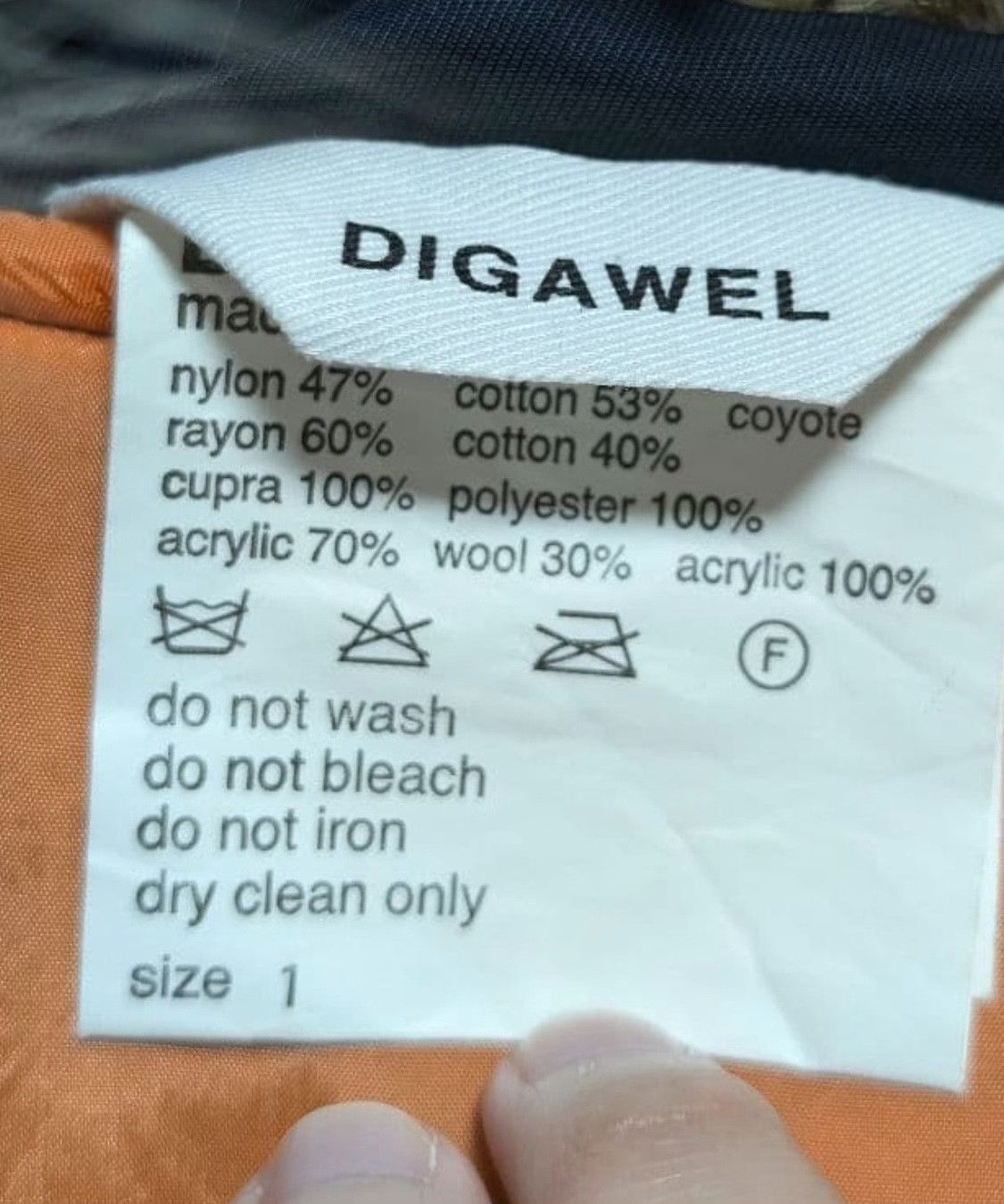 DIGAWEL Digawel Coyote Fur Collar N-2B Jacket Size US M / EU 48-50 / 2 - 9 Thumbnail
