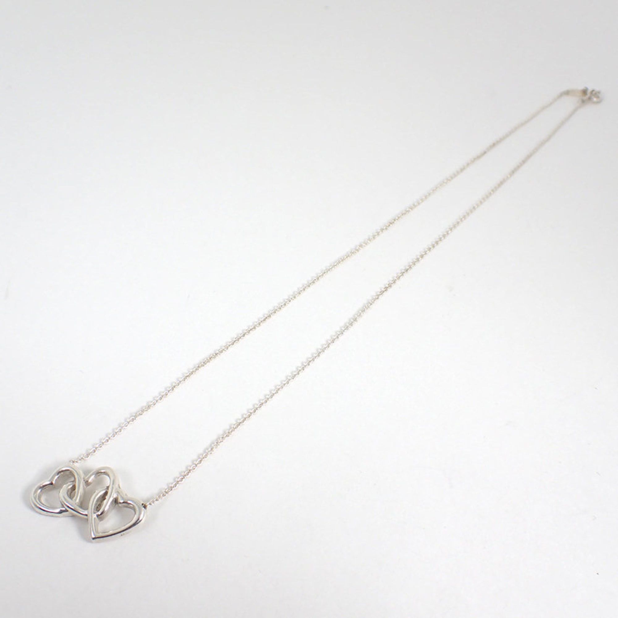 Tiffany & Co. TIFFANY 925 Triple Heart Pendant Necklace Size ONE SIZE - 5 Thumbnail