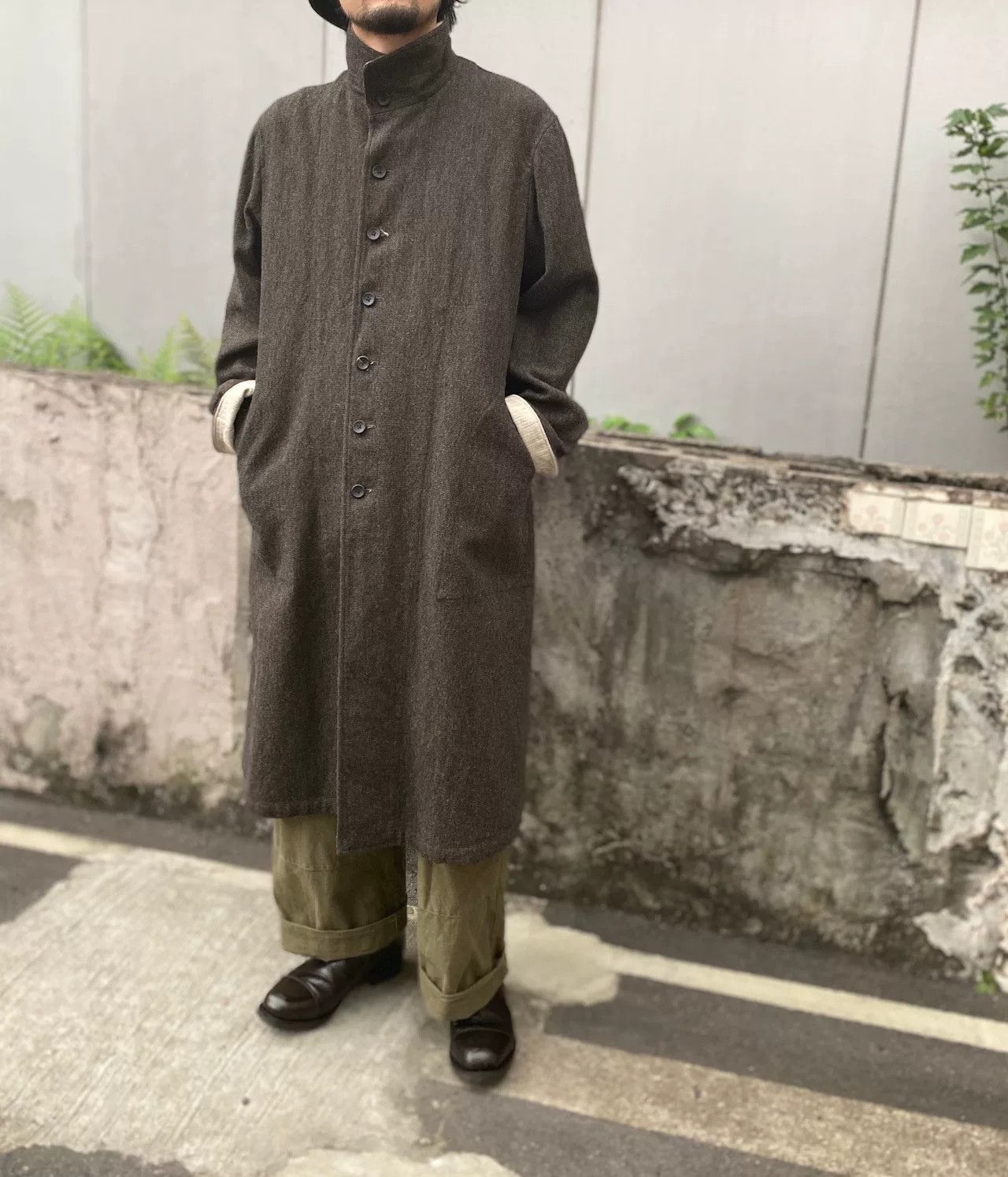 SOU SOU Sus-sous Artisan Wool Linen Coat Size US M / EU 48-50 / 2 - 3 Thumbnail