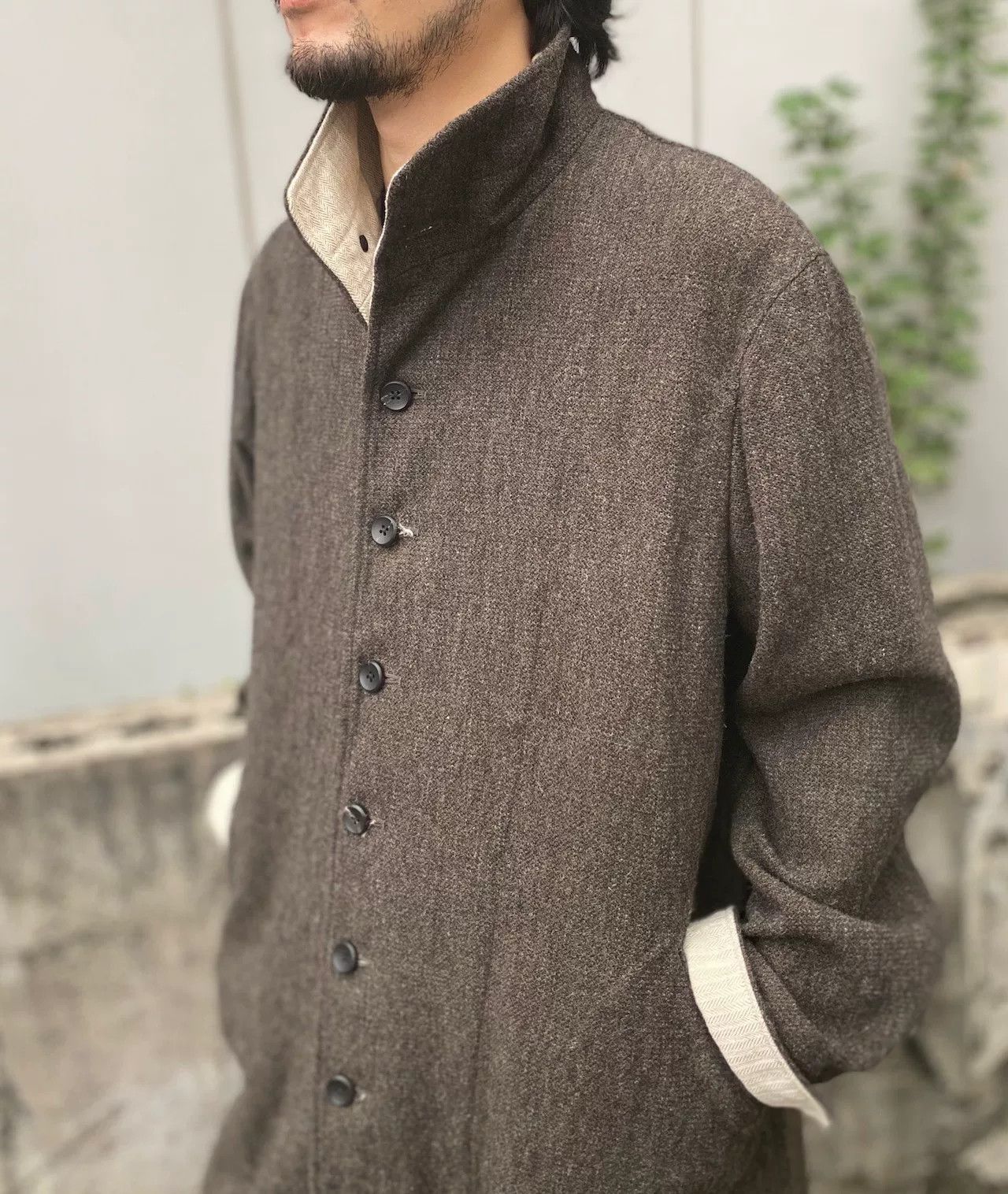 SOU SOU Sus-sous Artisan Wool Linen Coat Size US M / EU 48-50 / 2 - 2 Thumbnail