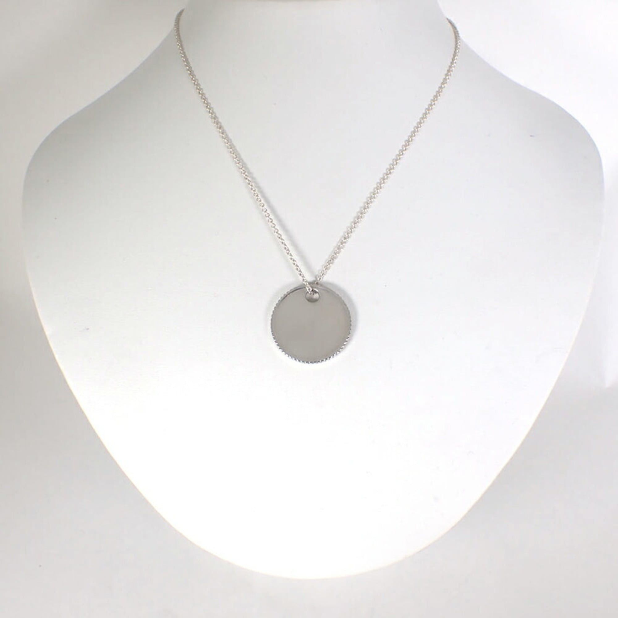 Tiffany & Co. TIFFANY 925 Coin Edge Pendant Necklace Size ONE SIZE - 3 Thumbnail