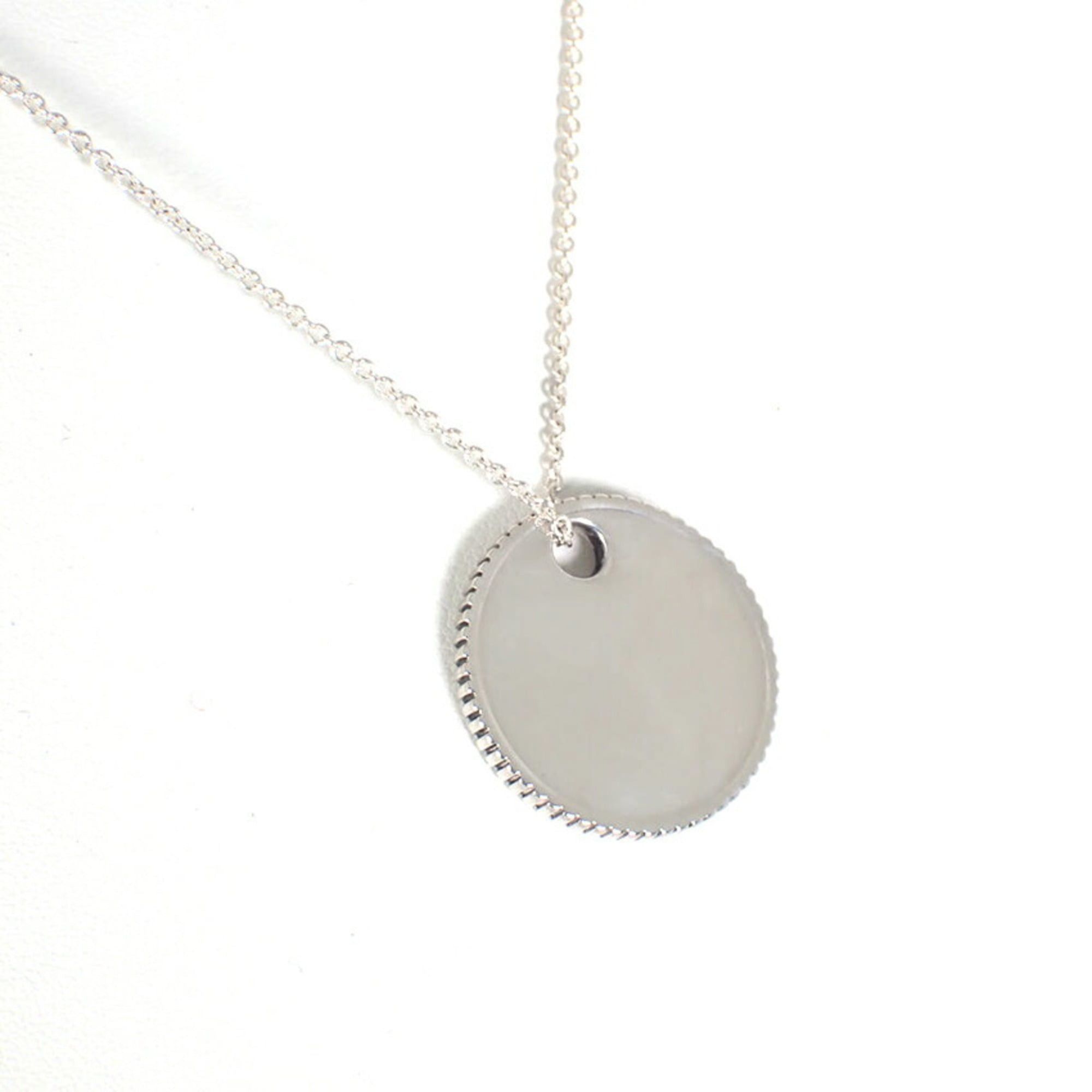 Tiffany & Co. TIFFANY 925 Coin Edge Pendant Necklace Size ONE SIZE - 4 Thumbnail