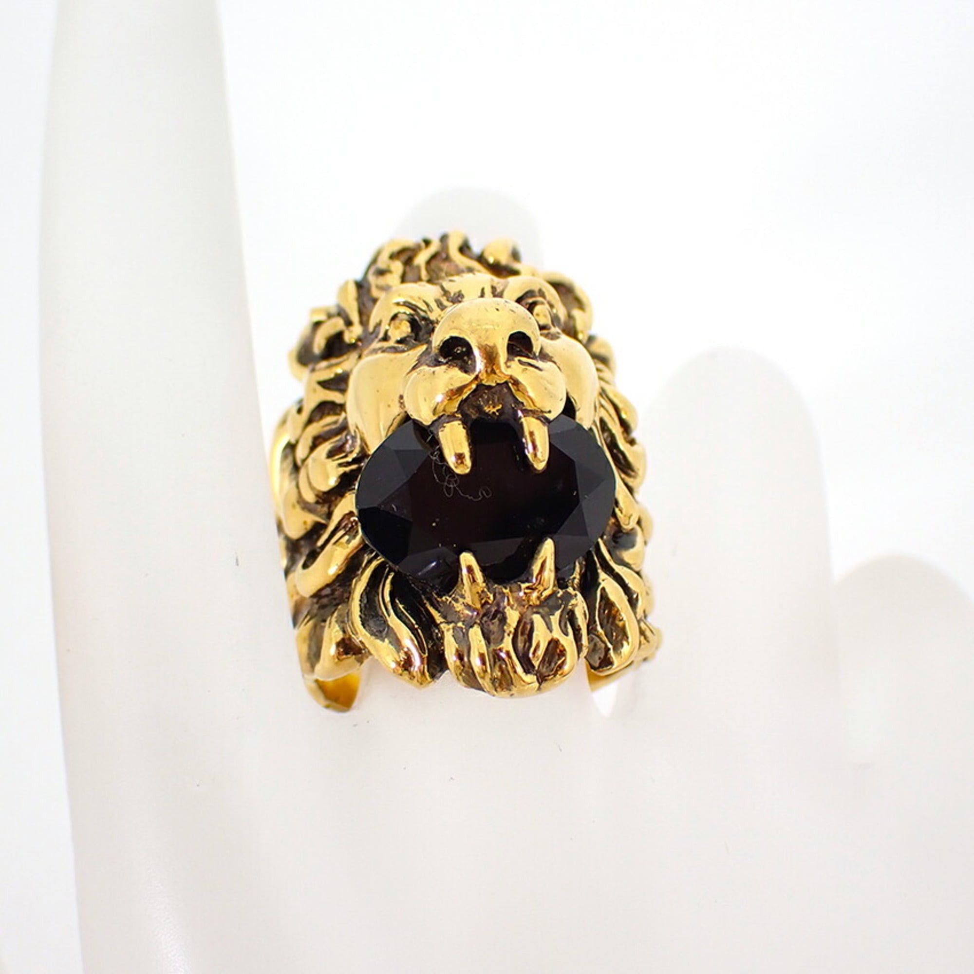 Gucci GUCCI Lion Head Color Stone Ring, Size 16 Size ONE SIZE - 4 Thumbnail