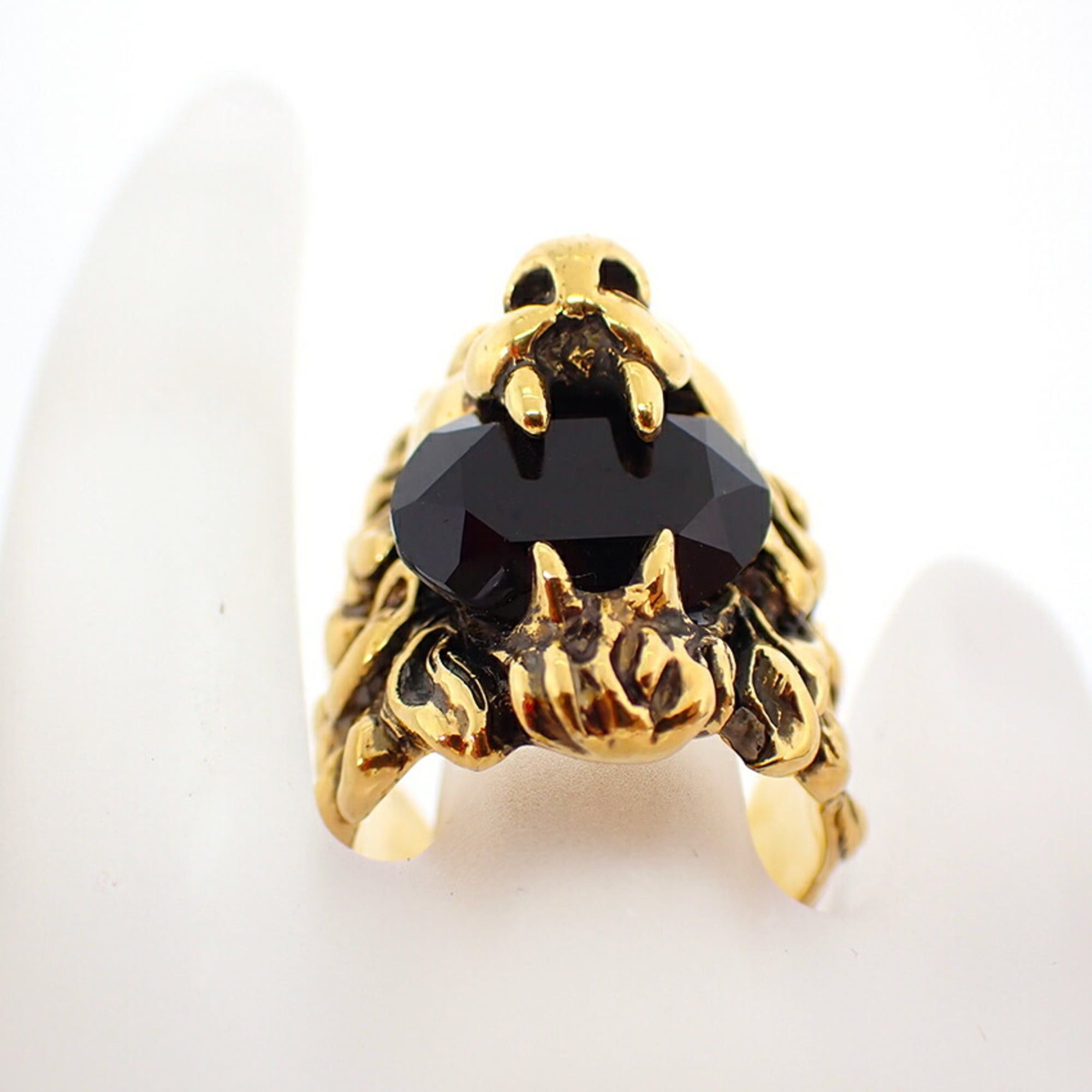 Gucci GUCCI Lion Head Color Stone Ring, Size 16 Size ONE SIZE - 5 Thumbnail