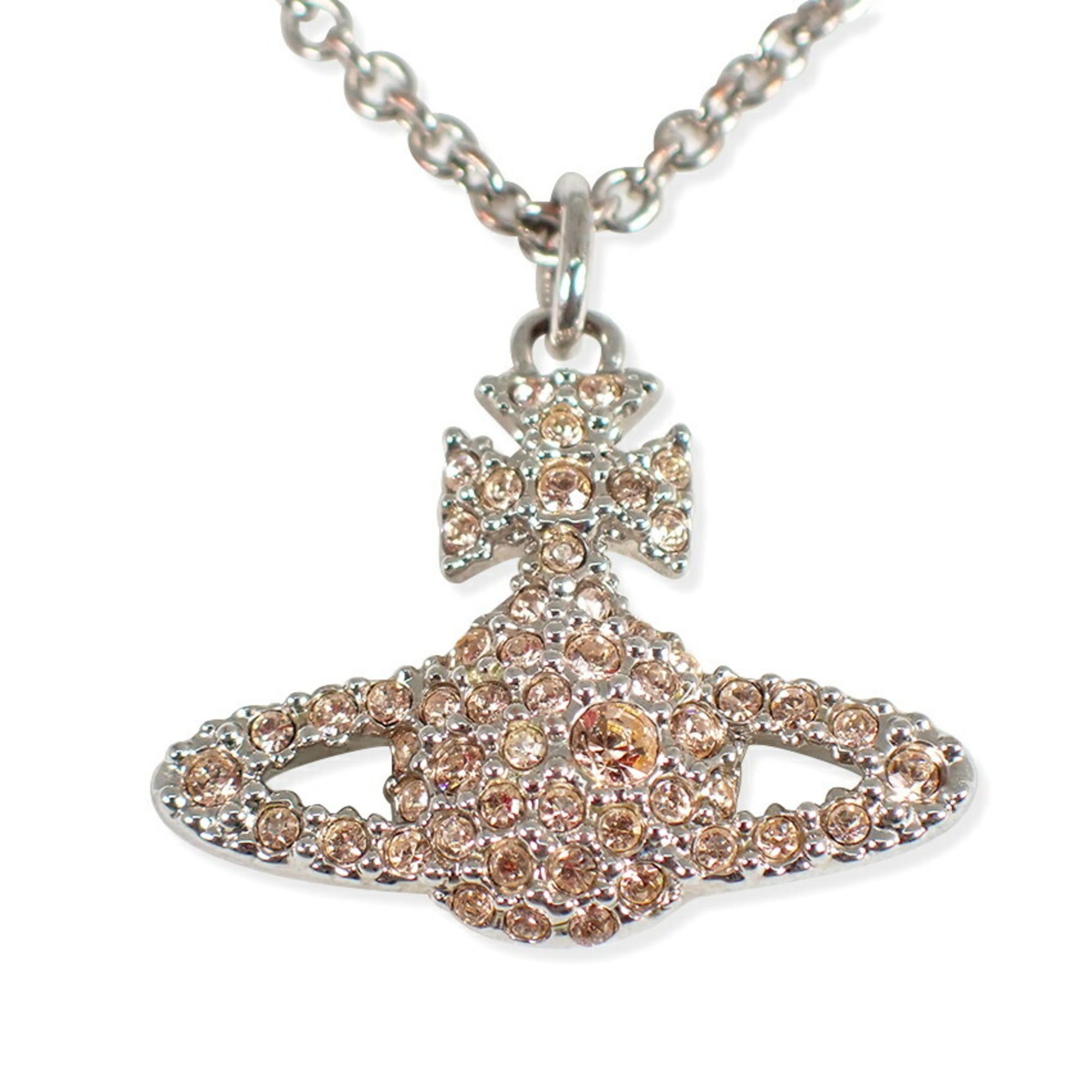Vivienne Westwood Vivienne Westwood Orb Rhinestone Pendant Necklace Size ONE SIZE - 2 Thumbnail
