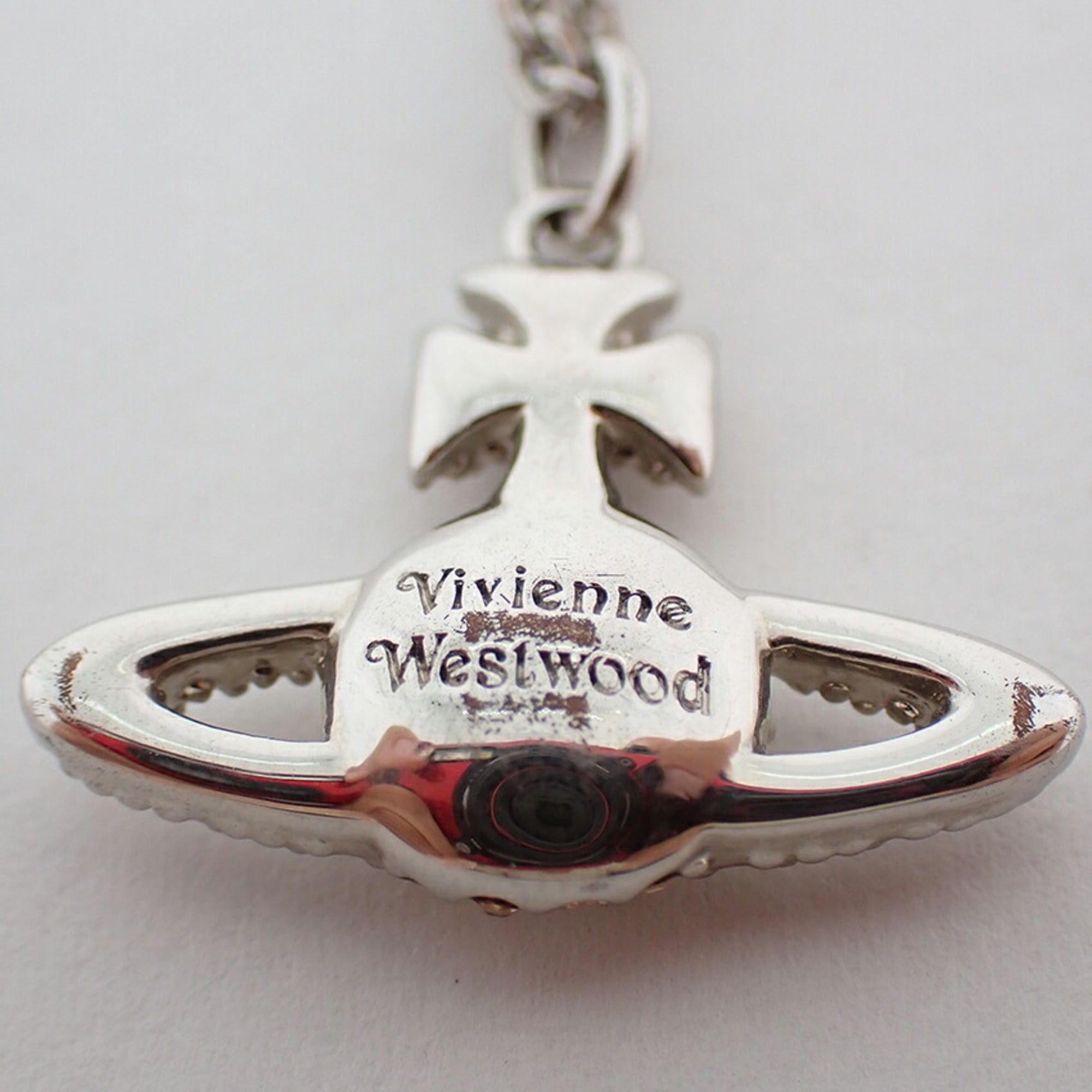 Vivienne Westwood Vivienne Westwood Orb Rhinestone Pendant Necklace Size ONE SIZE - 8 Thumbnail